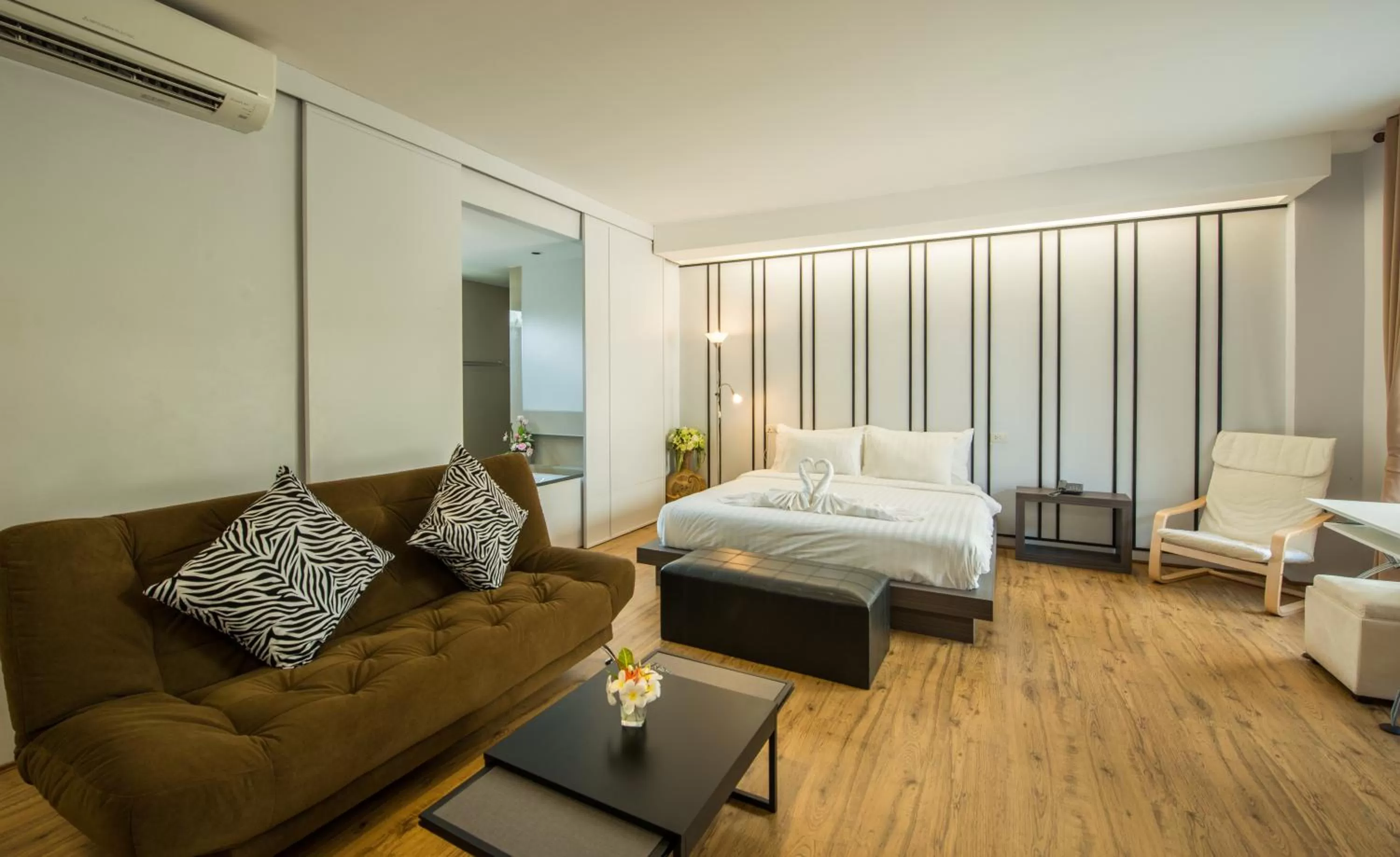 Bed in Panlaan Boutique Resort