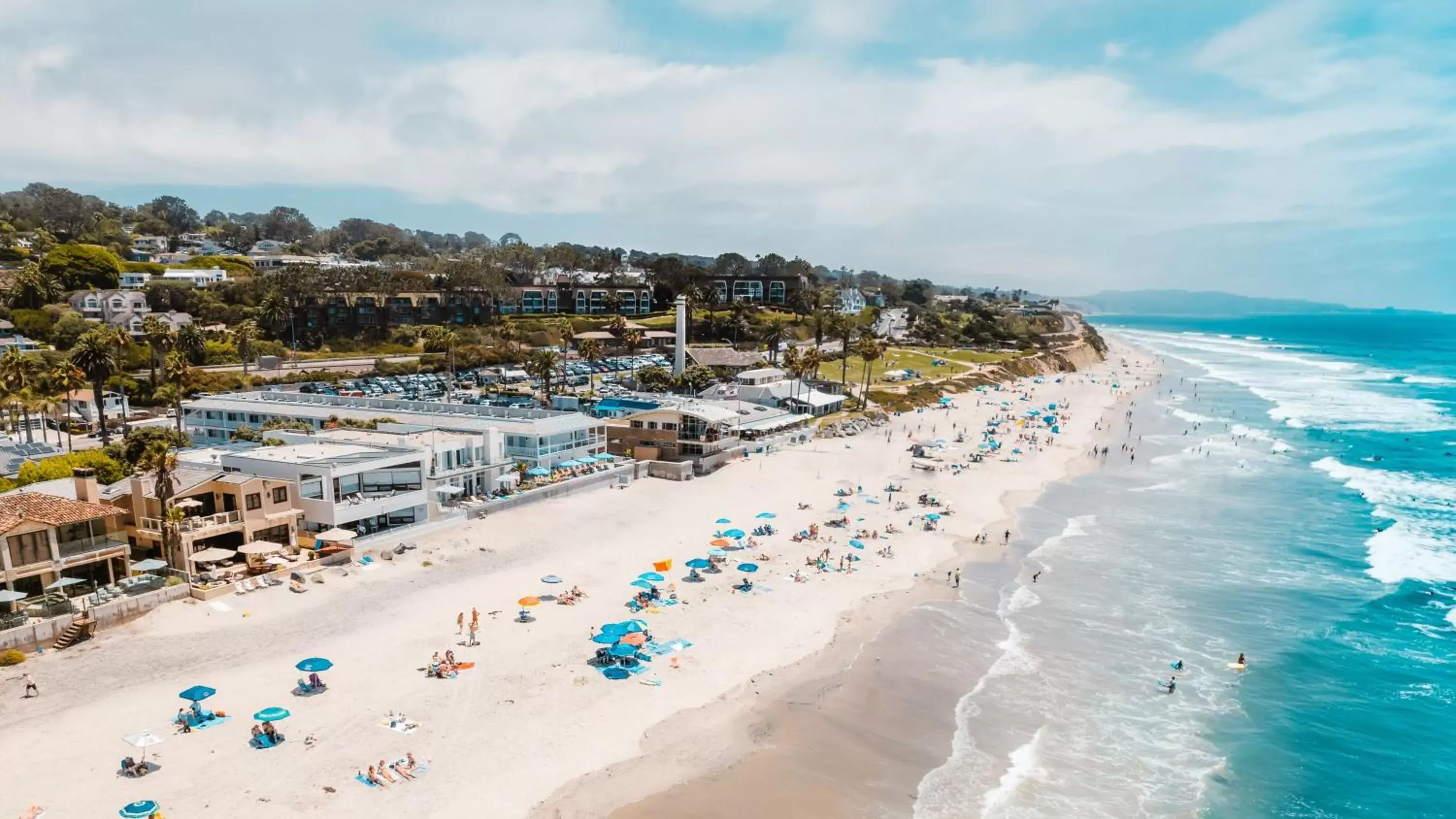 Beach, Bird's-eye View in Del Mar Beach Hotel