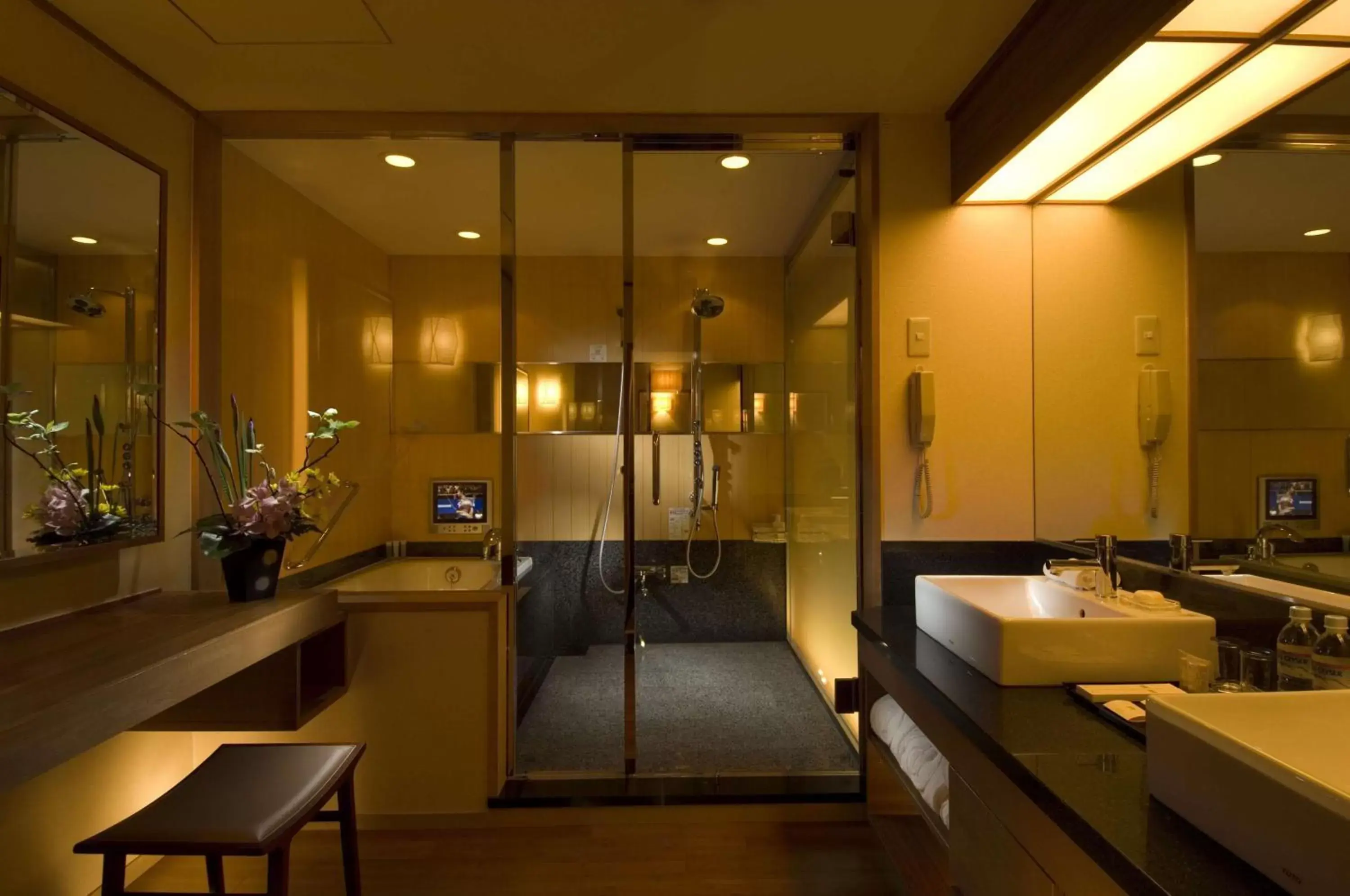 Bathroom in Hilton Osaka Hotel