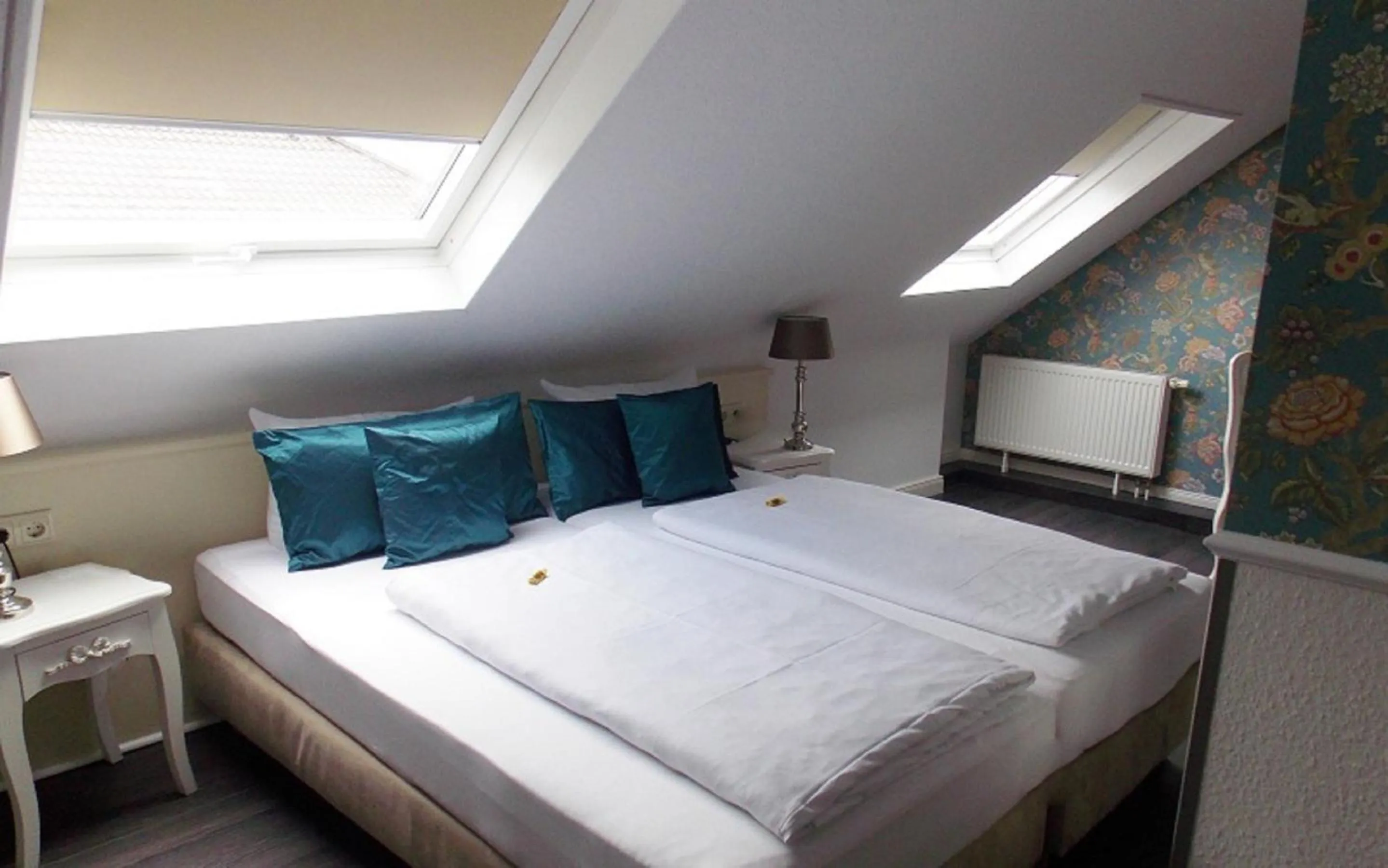 Bed in Hotel Domspitzen