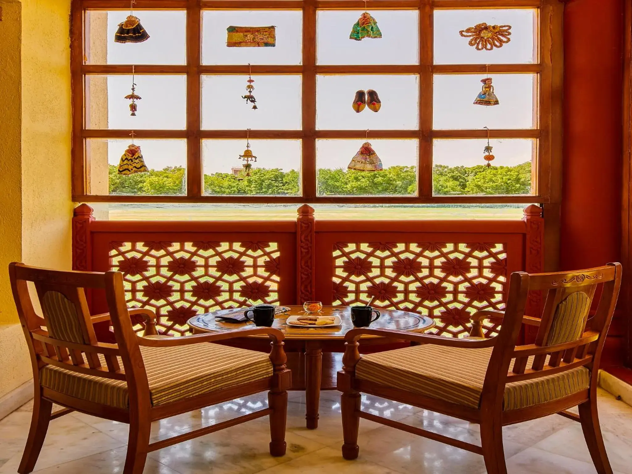 Seating area in The Ummed Jodhpur Palace Resort & Spa