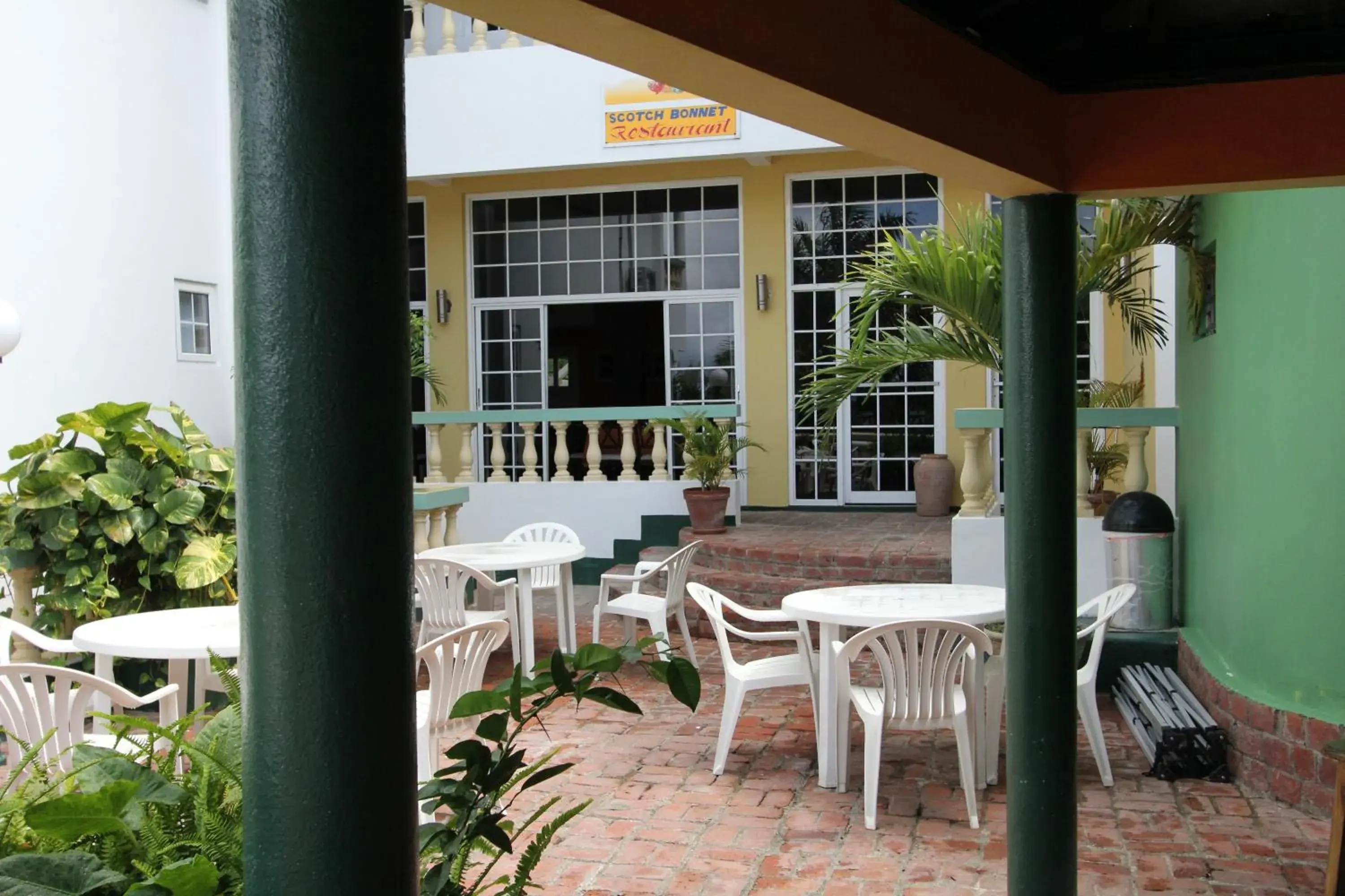 Patio in Match Resort