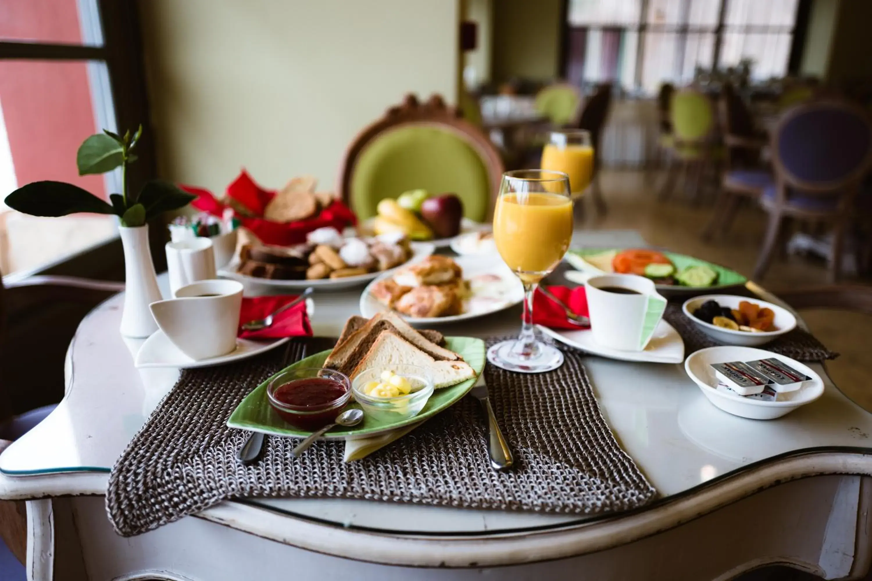 Food close-up, Breakfast in Mainalon Resort