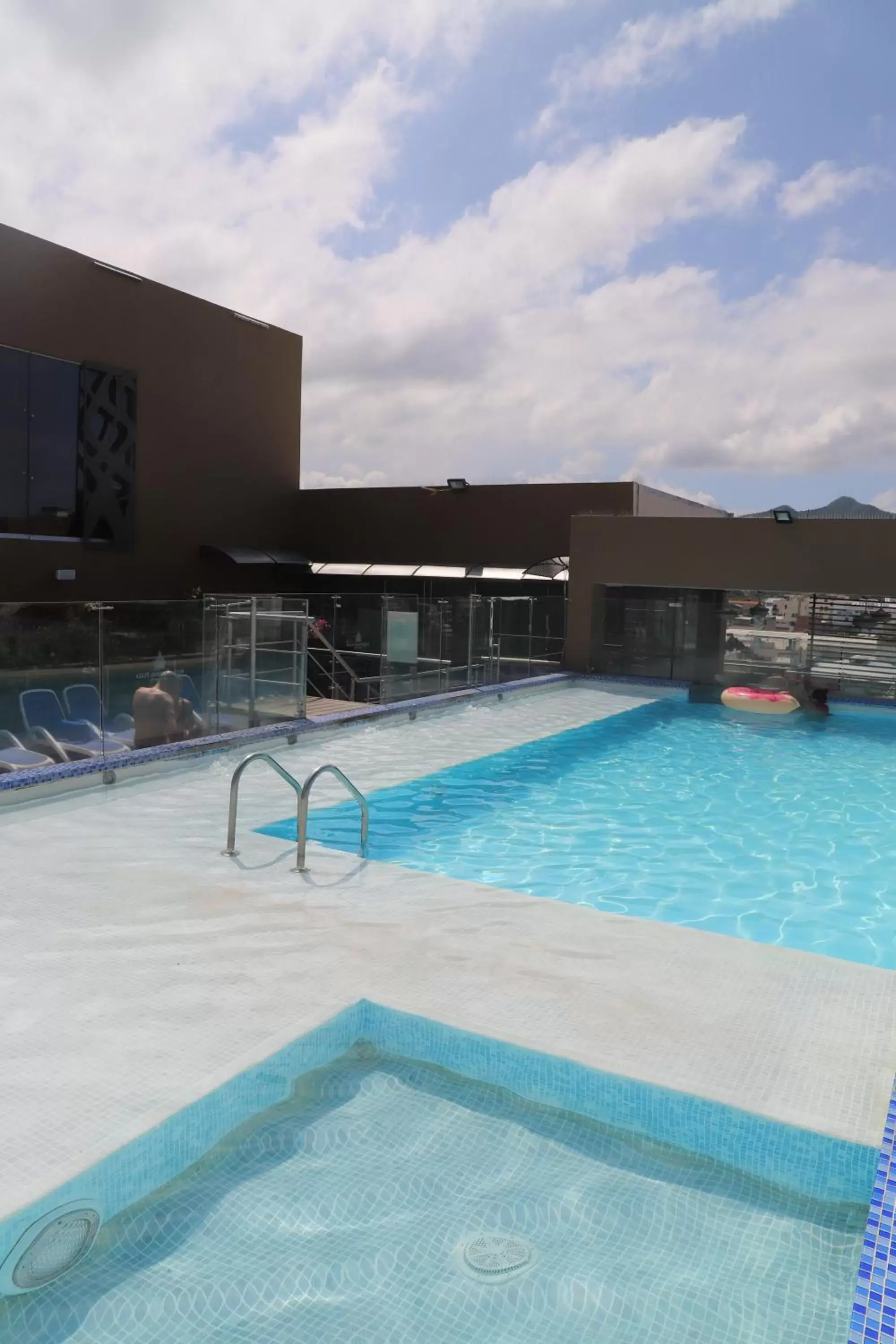 Swimming Pool in Hotel Catedral Plaza