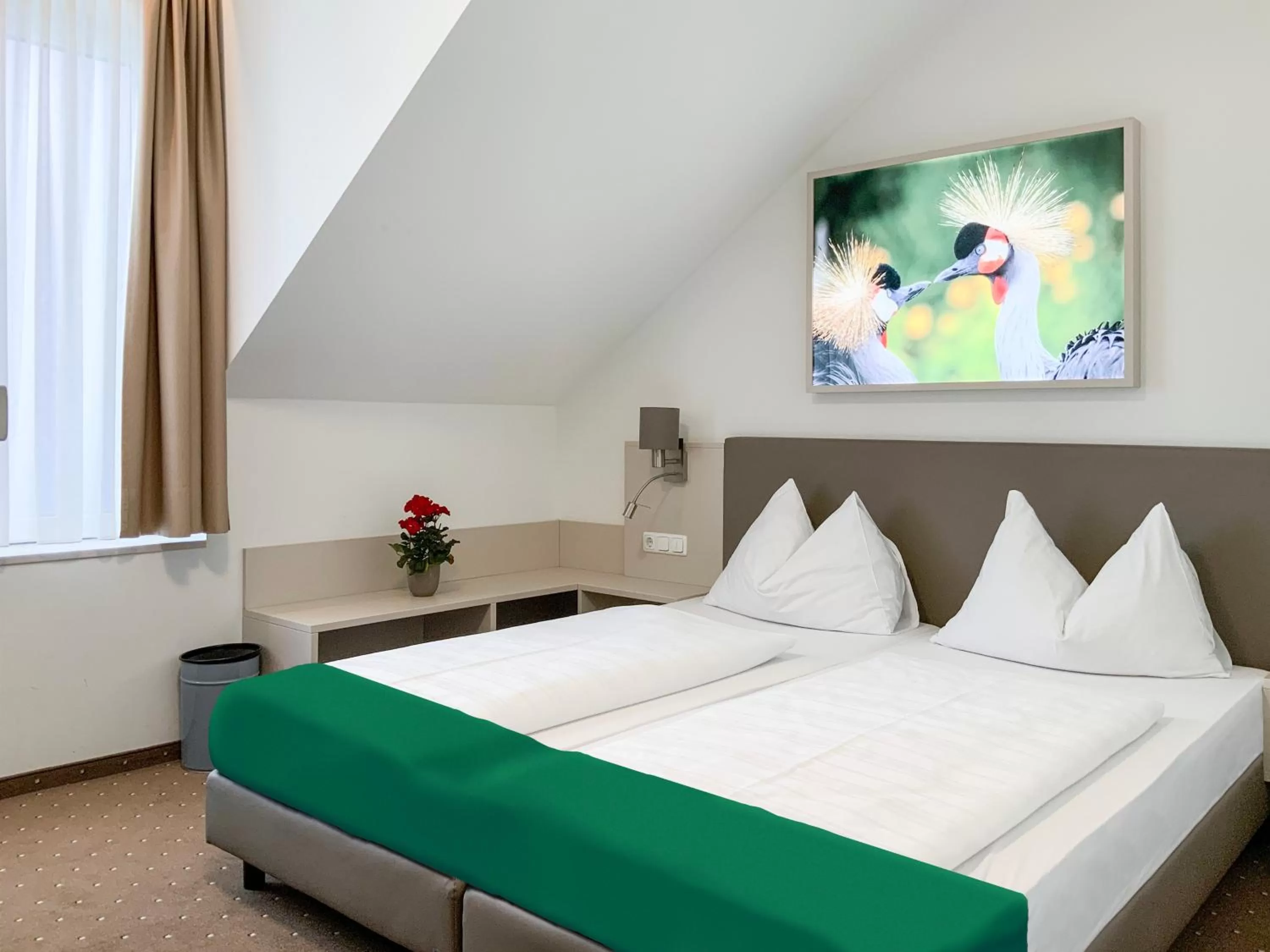 Photo of the whole room, Bed in Hotel Lokomotive