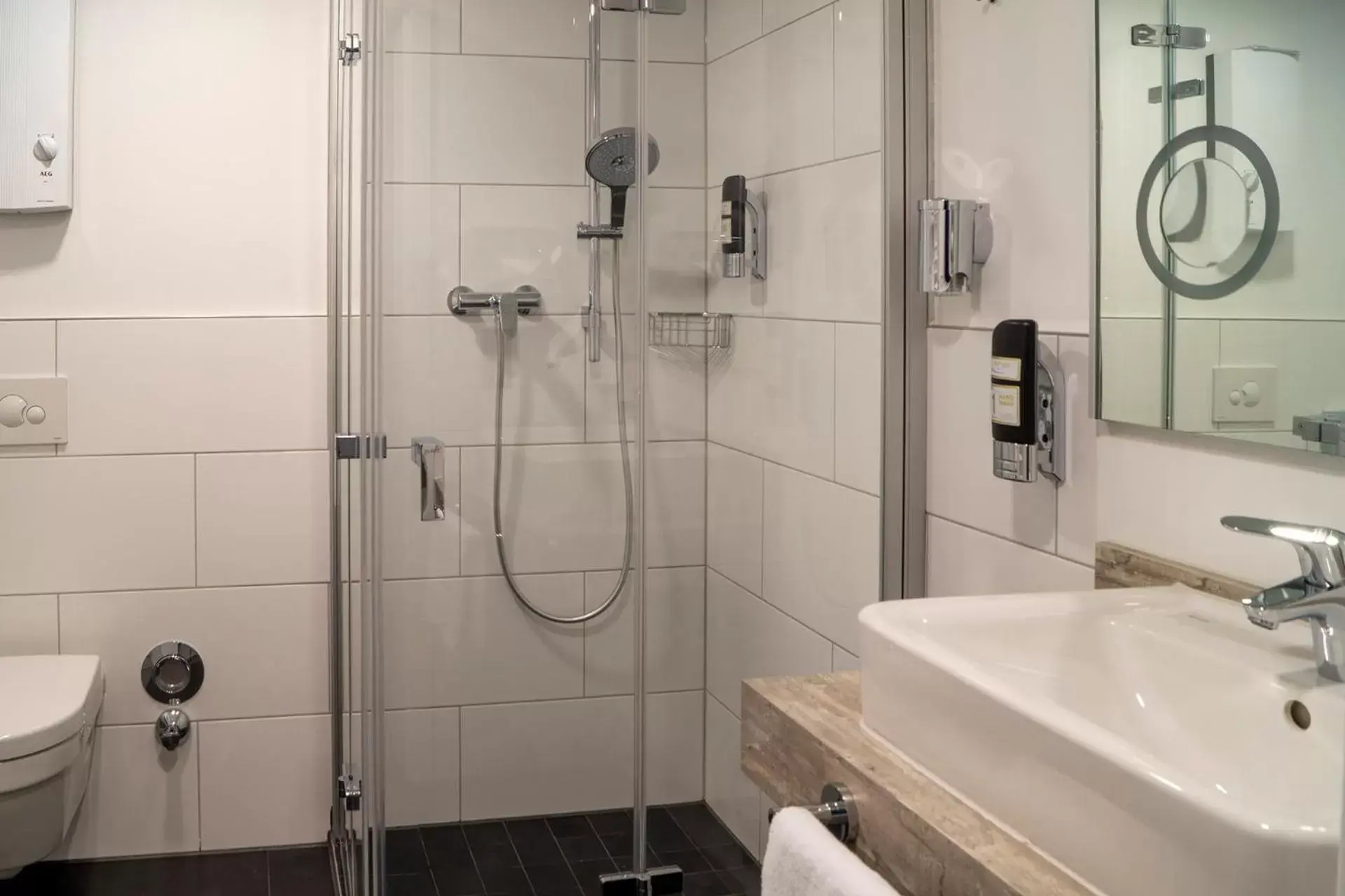 Shower, Bathroom in Trip Inn Living and Suites Essen