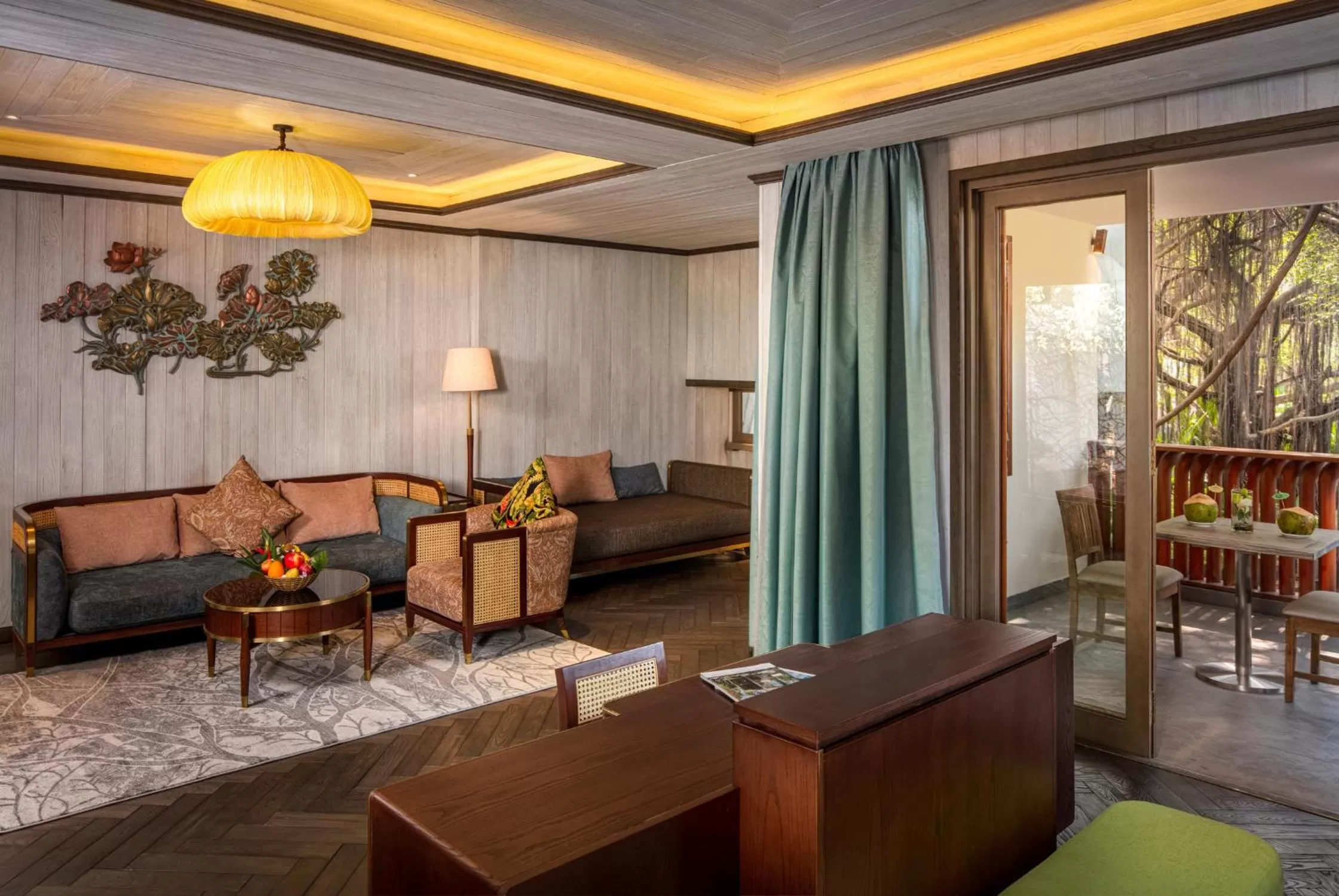 Living room in An Lam Retreats Saigon River