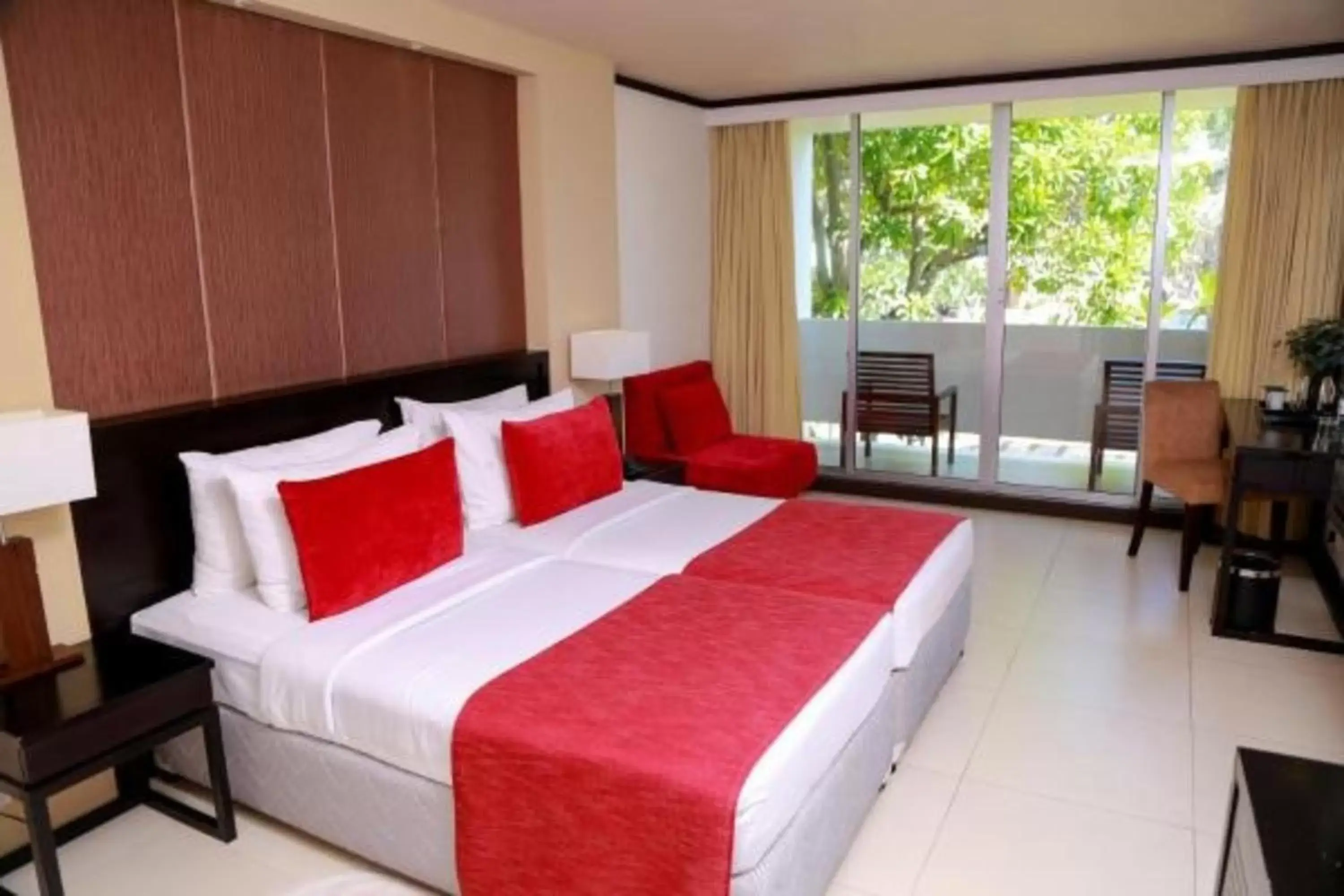 Bed in Pegasus Reef Hotel