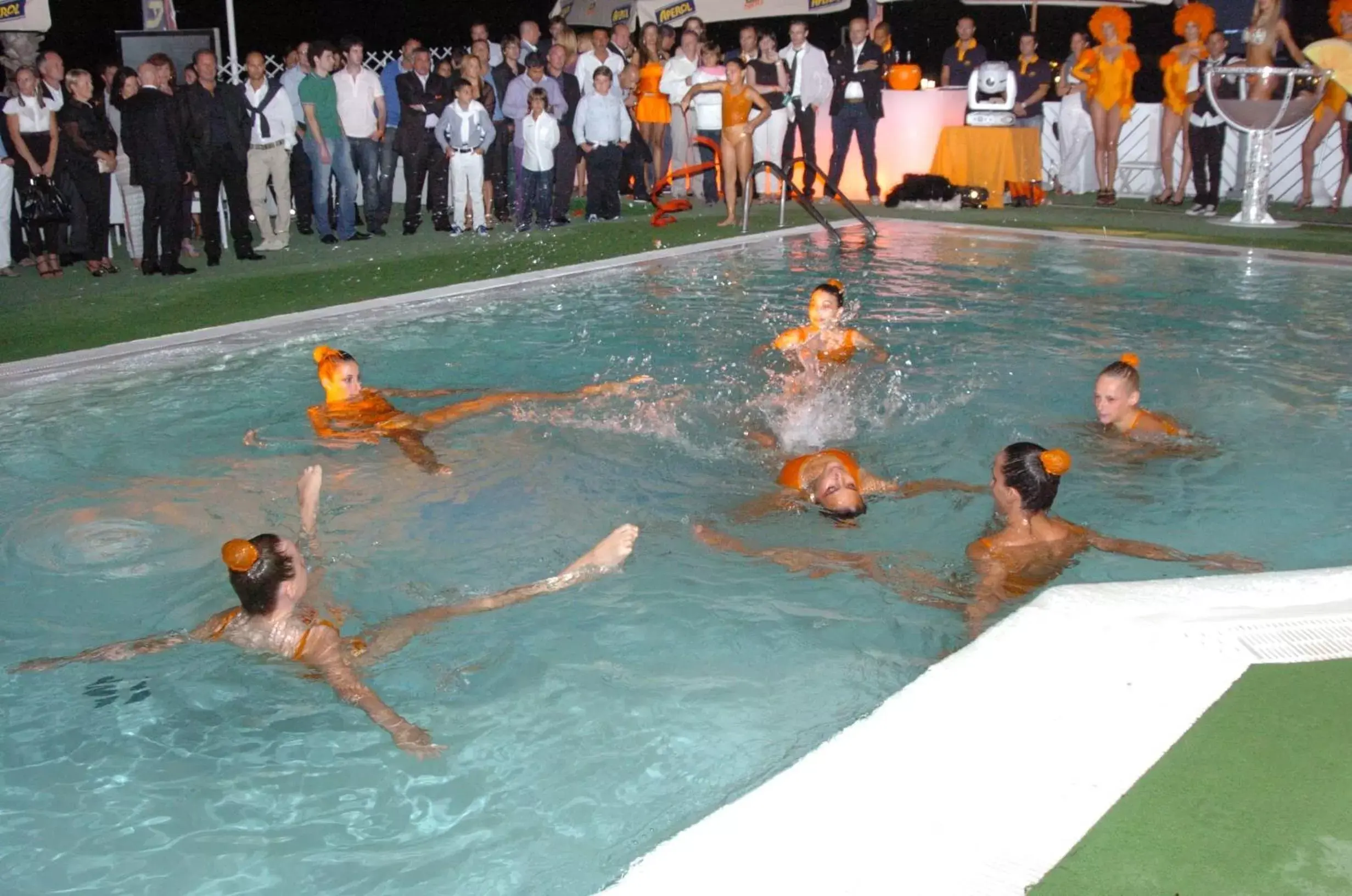 People, Swimming Pool in Hotel Mediterraneo