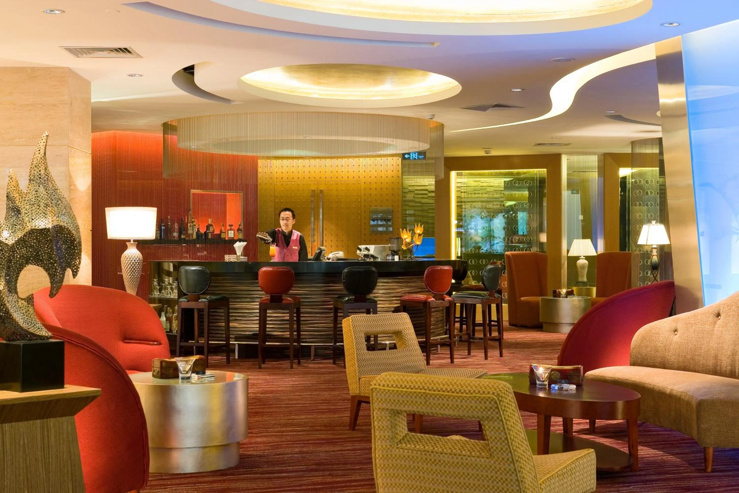 Lounge or bar in Wyndham Garden Suzhou