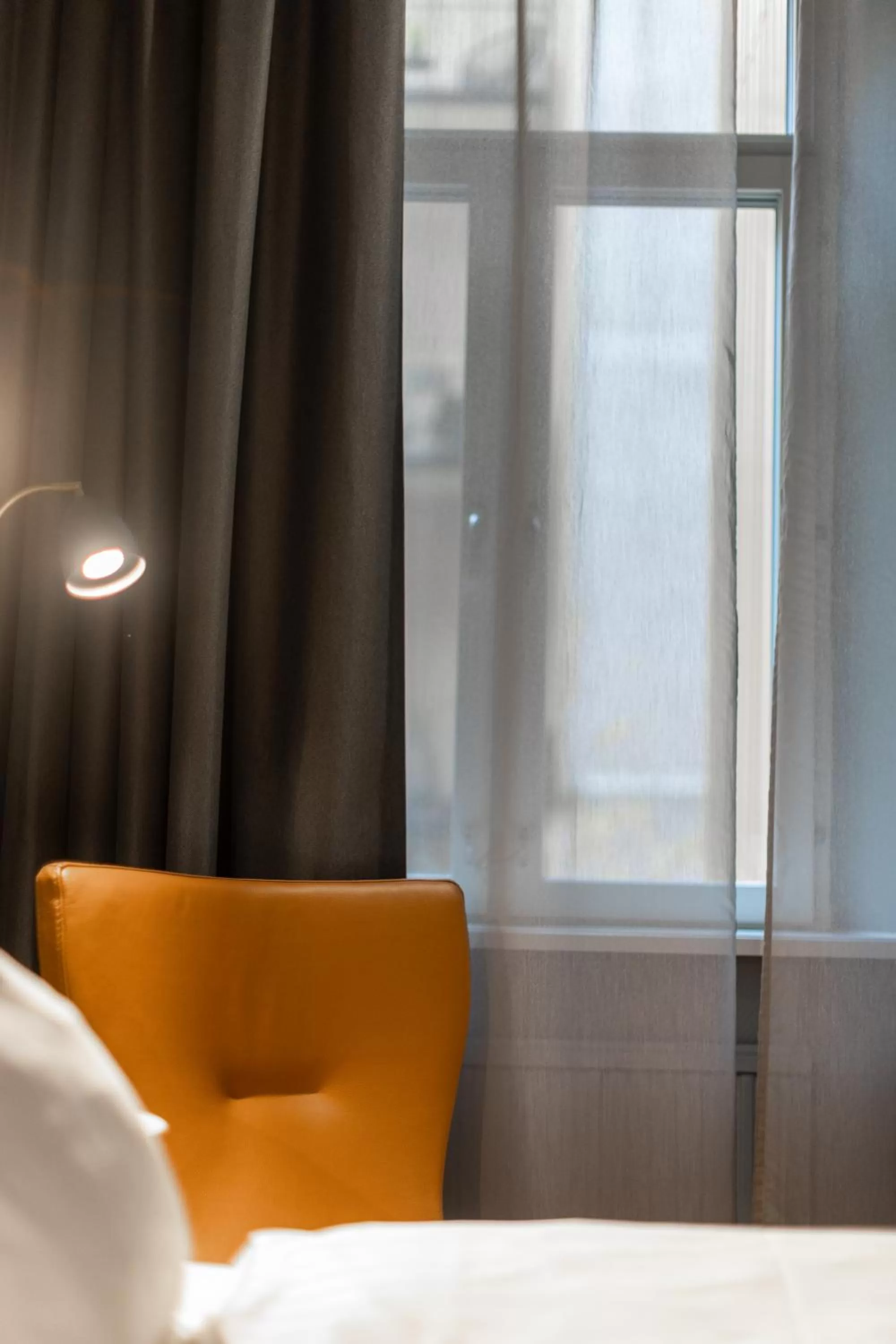 Bed in Hotel Poseidon