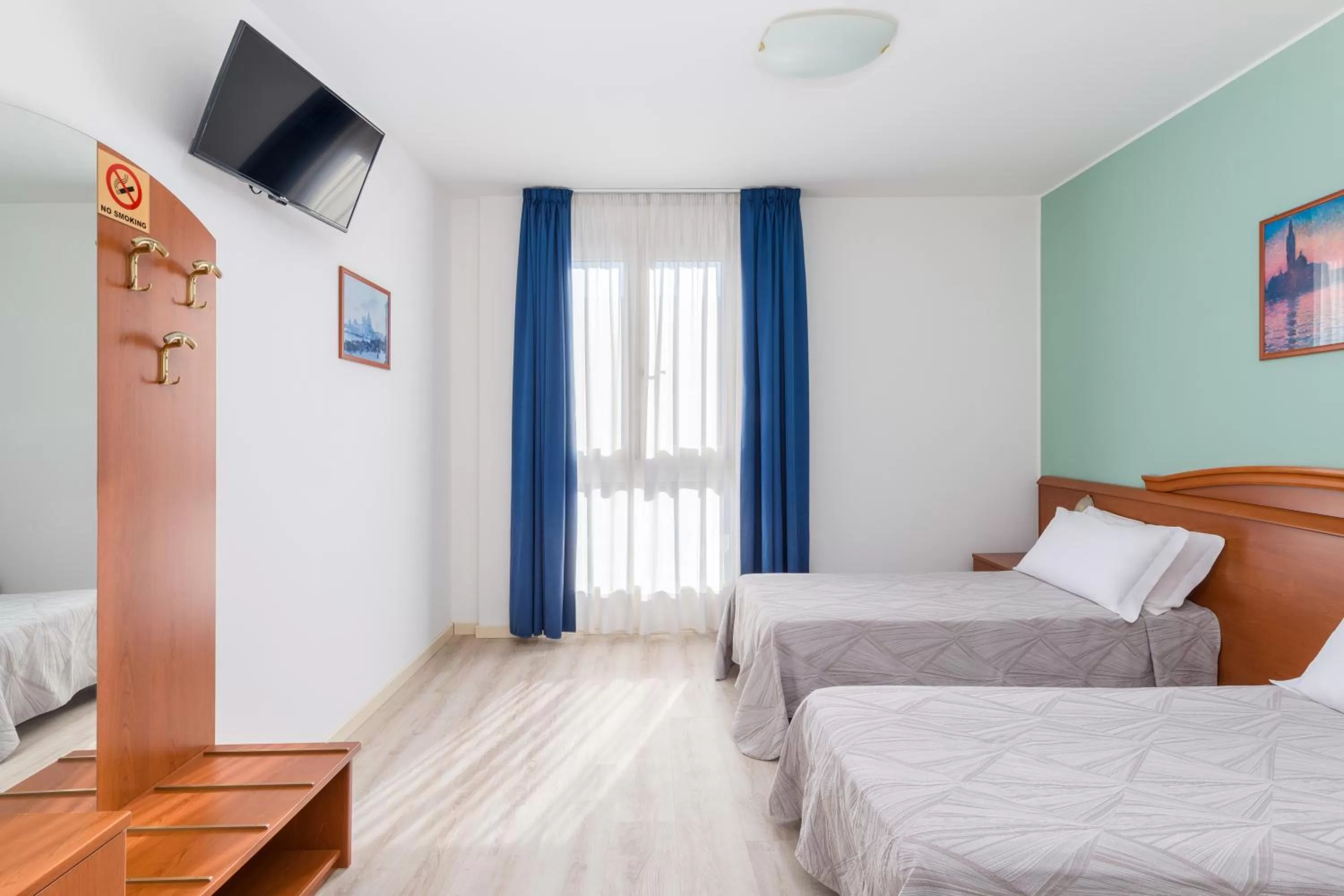 Bed in Hotel Palladio