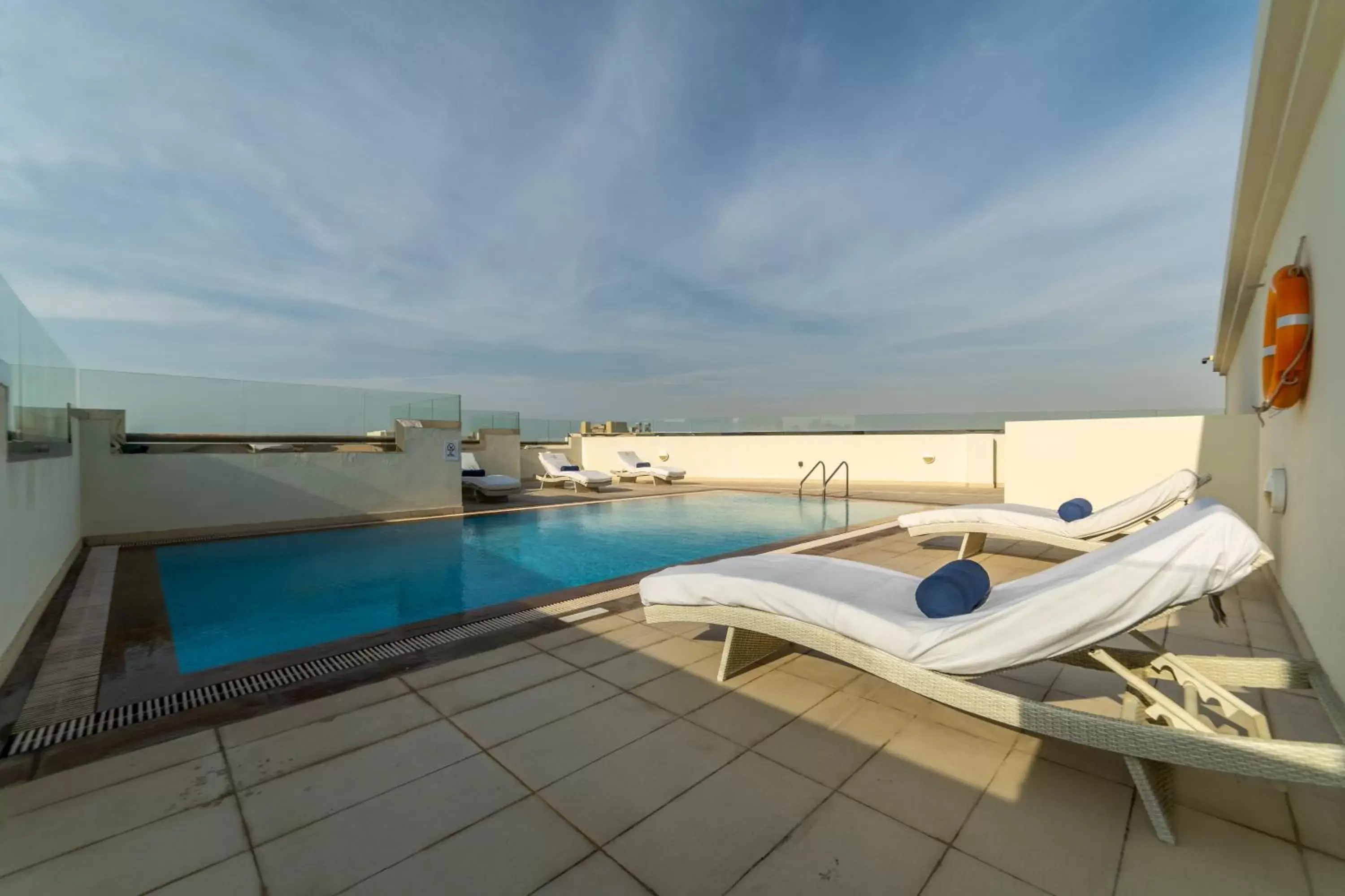 Pool view in Suha Park Luxury Hotel Apartments, Waterfront Jaddaf