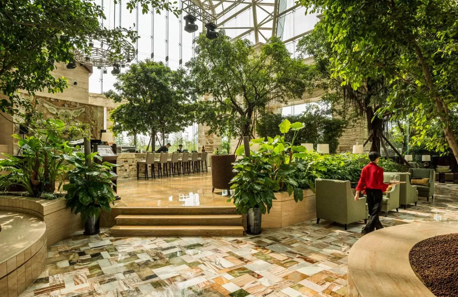 Lobby or reception in InterContinental Chengdu Global Center, an IHG Hotel