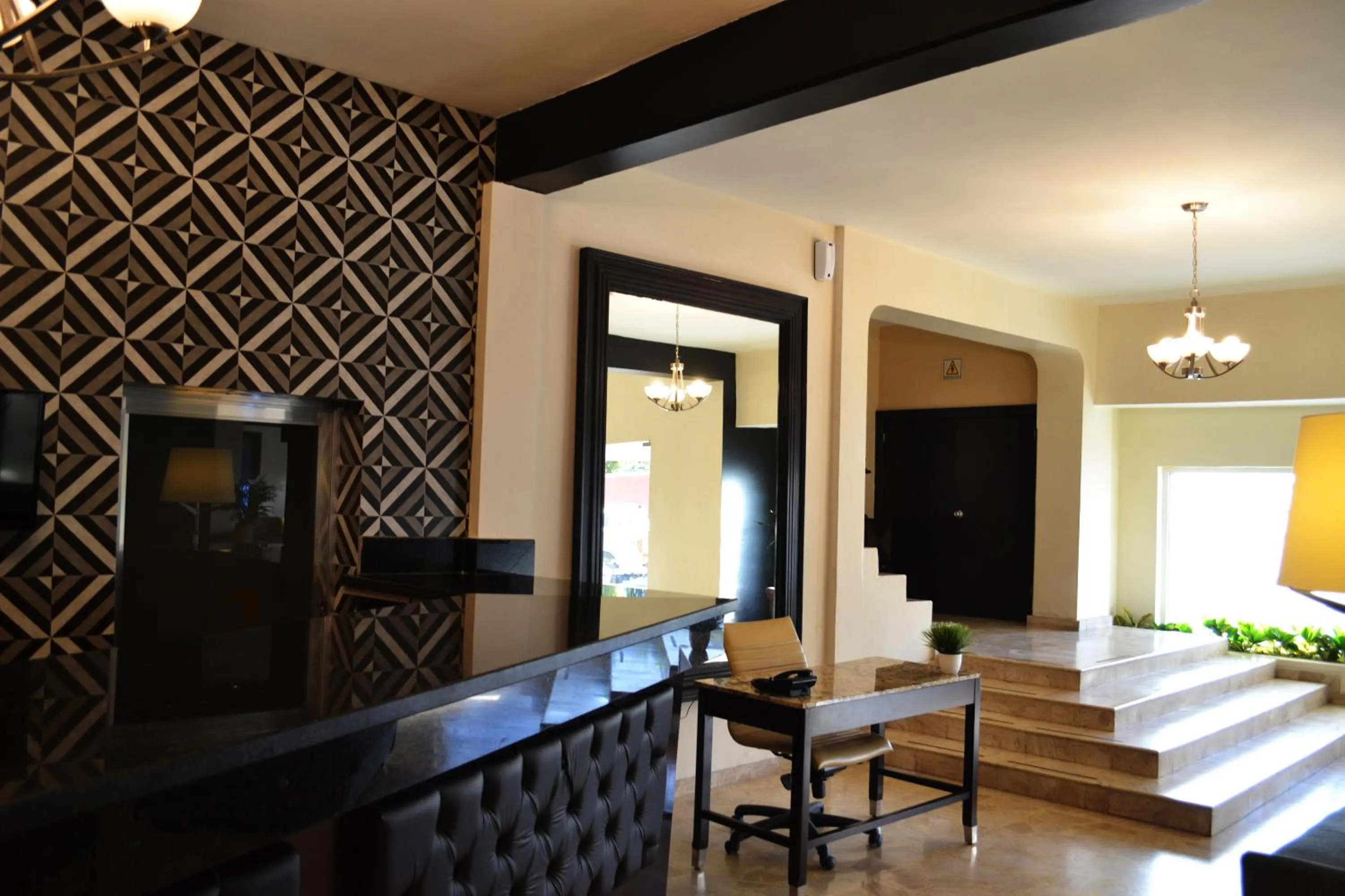 Lobby or reception in Hotel America Palacio