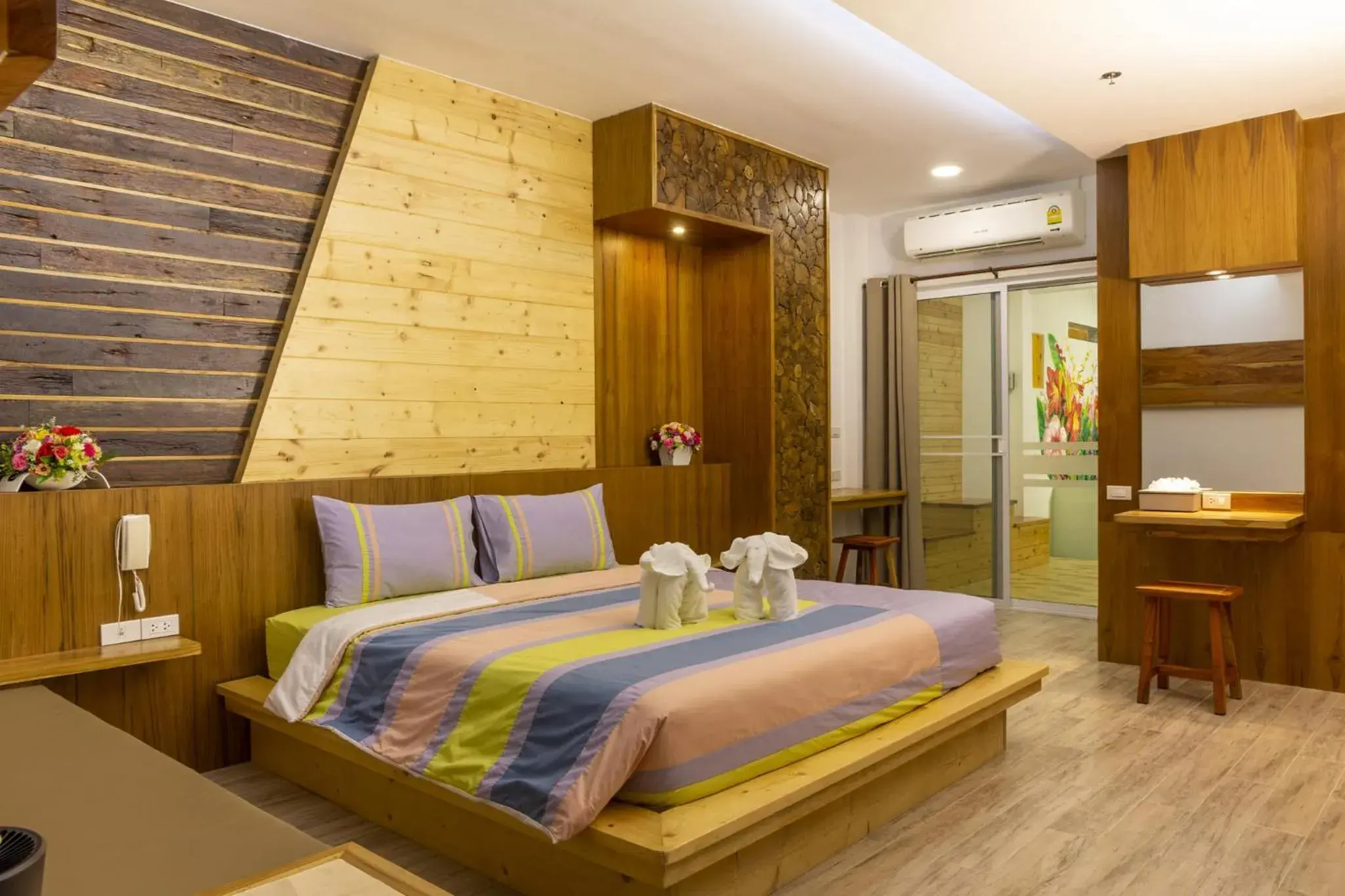 Bedroom, Bed in Tamnanpar Resort