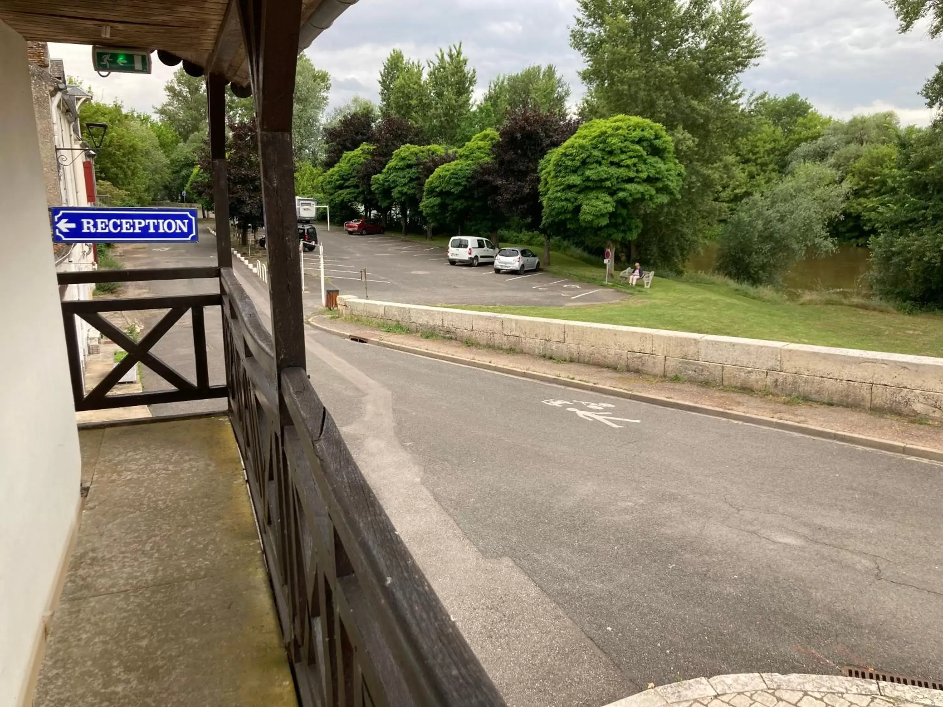 River view in Hotel Le Bon Laboureur