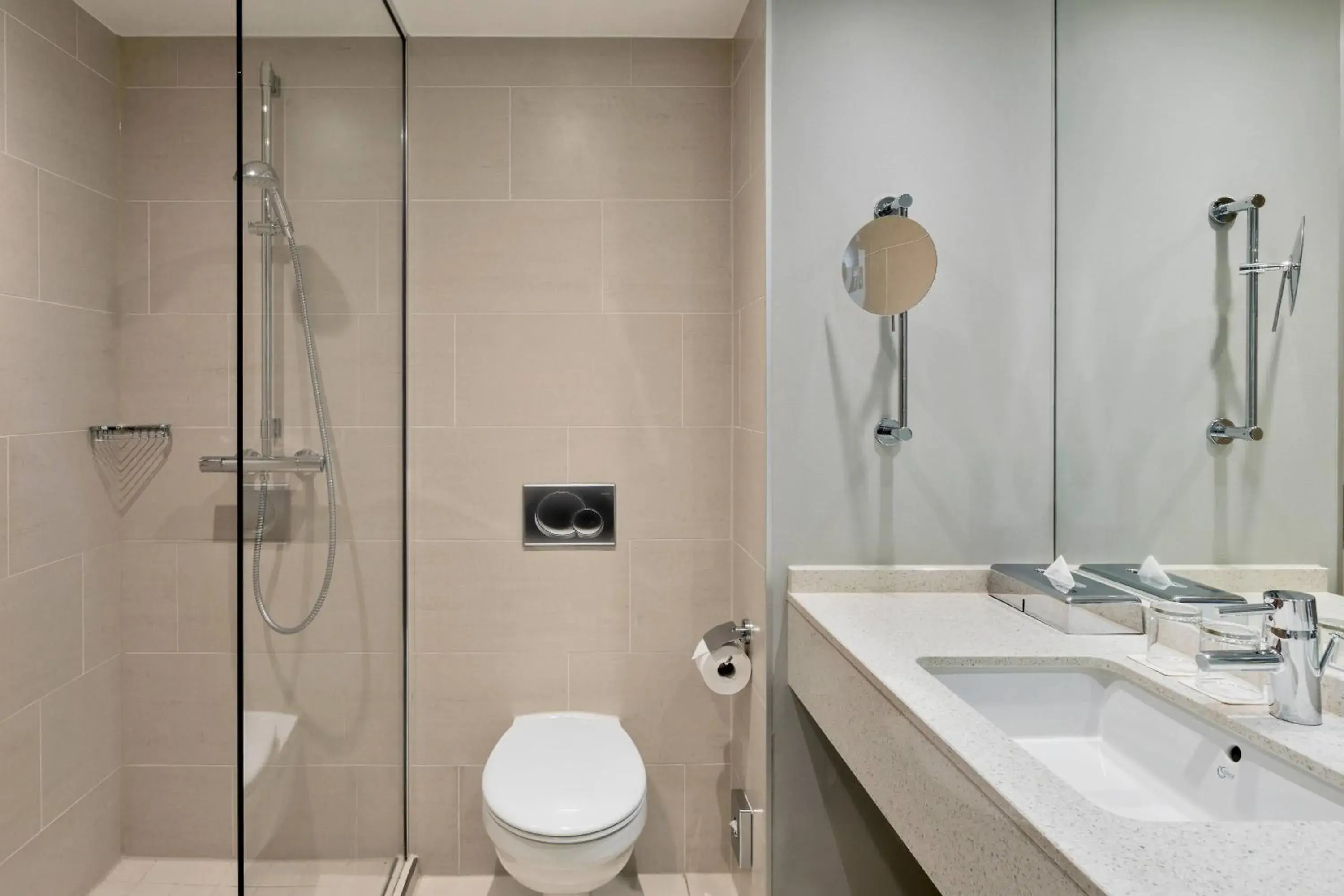 Bathroom in Courtyard by Marriott Munich City East