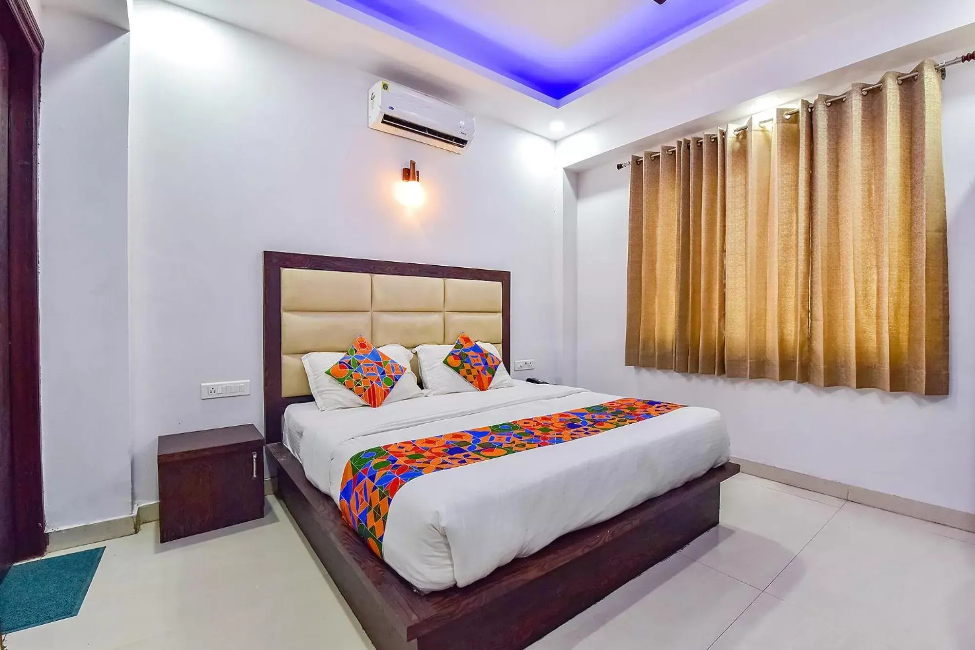 Bedroom, Bed in FabHotel Mayank Residency