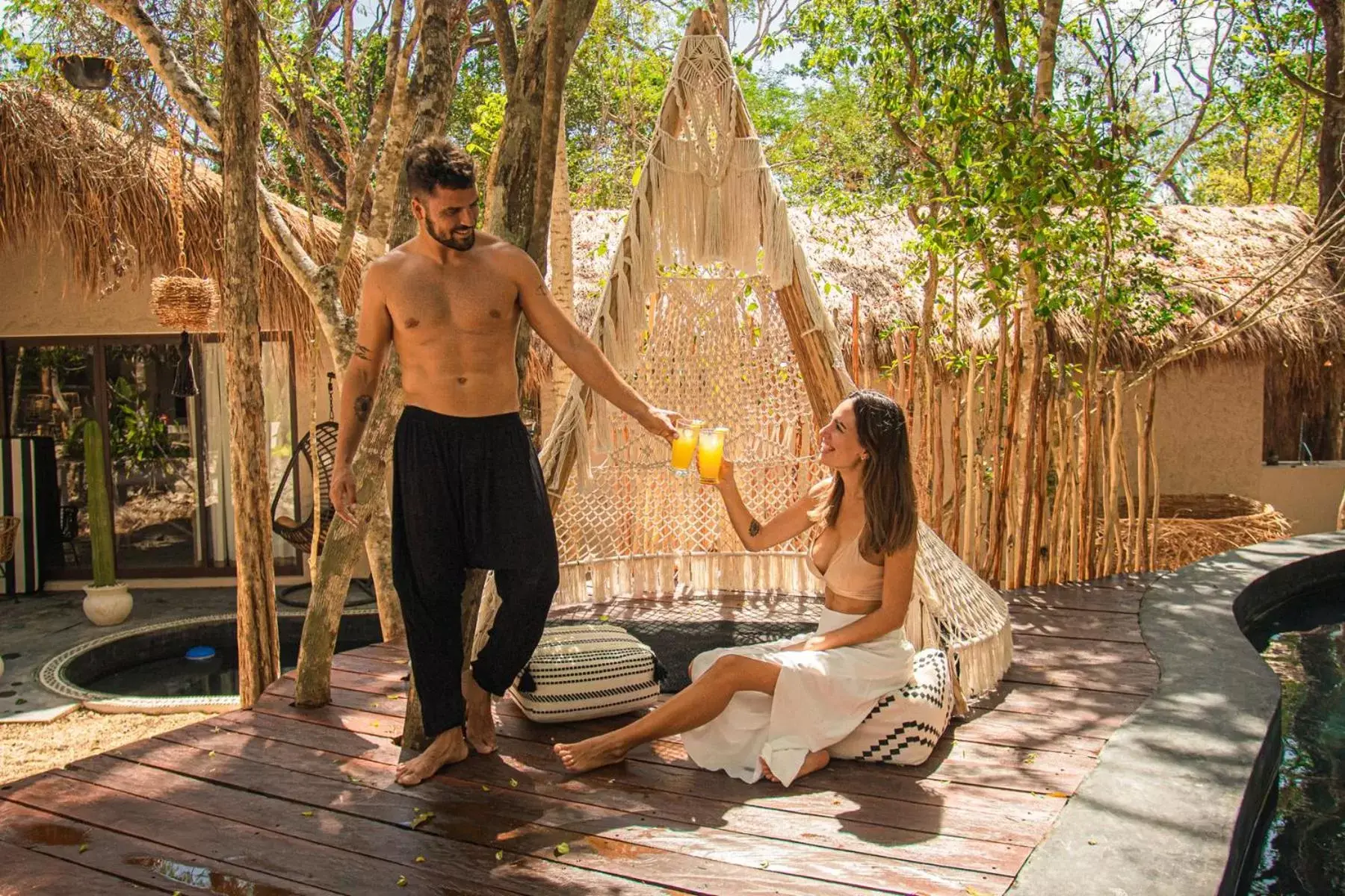 Area and facilities in The Yellow Nest Tulum