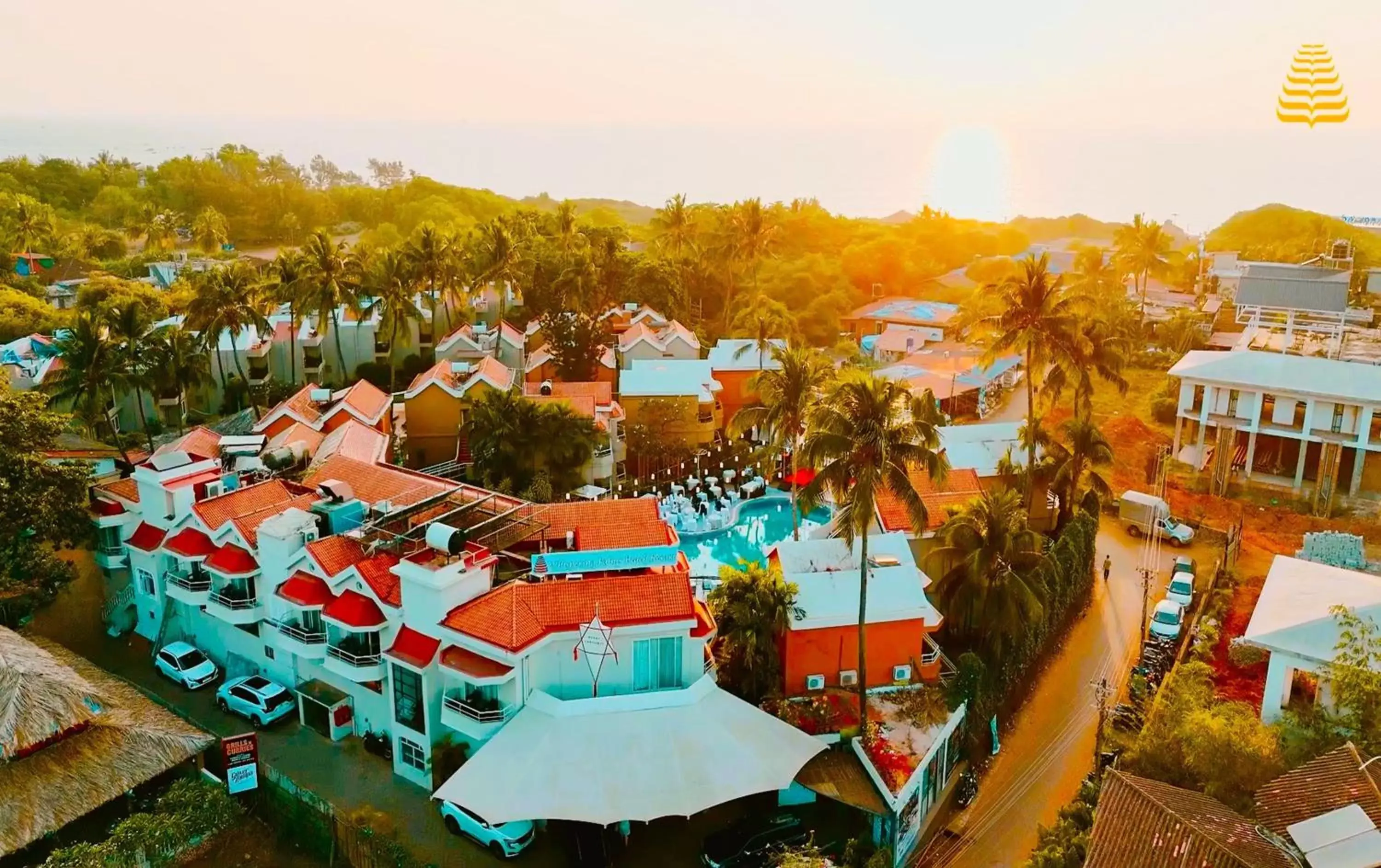 Property building, Bird's-eye View in Whispering Palms Beach Resort