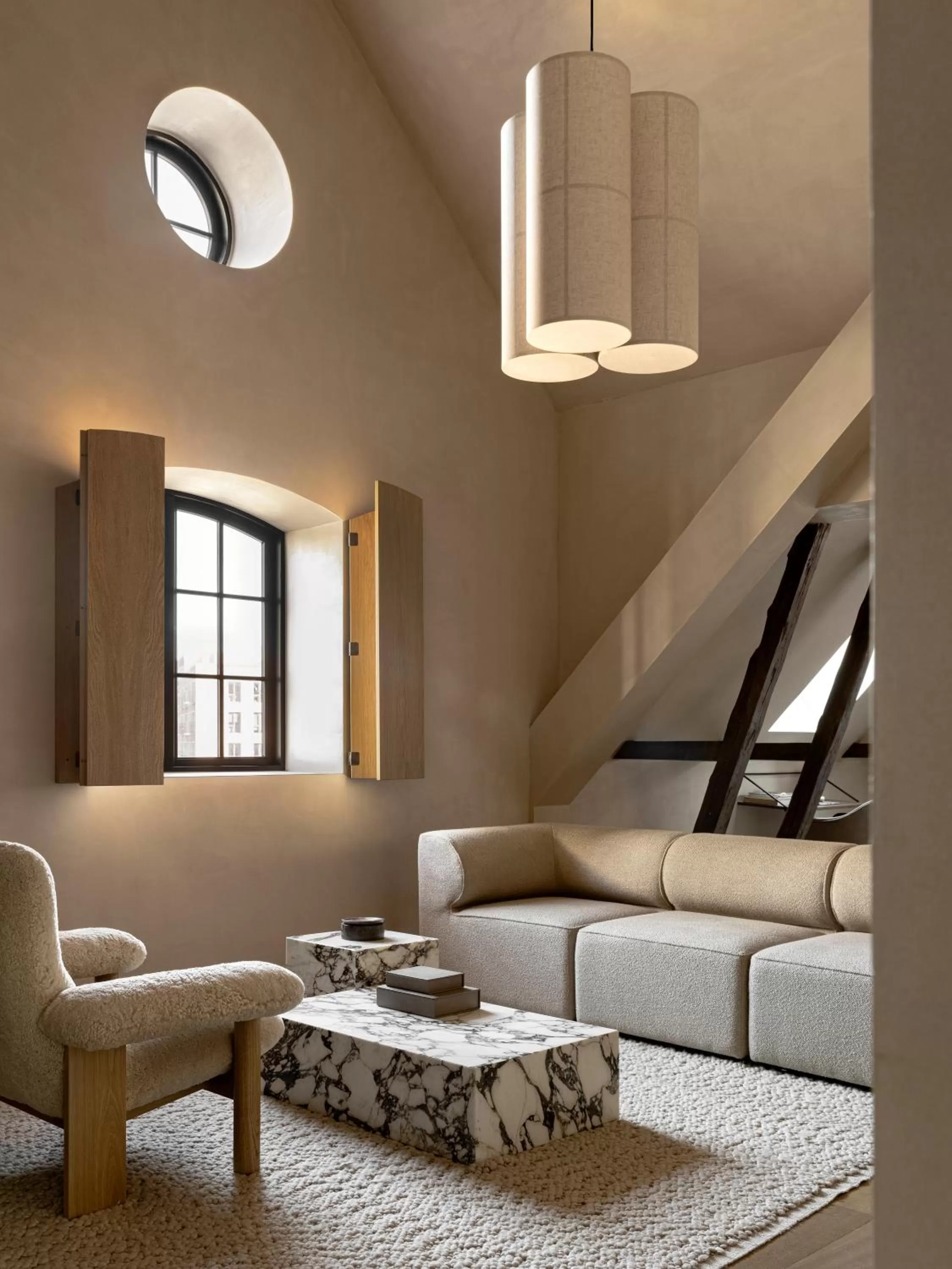 Living room in Audo Boutique Hotel