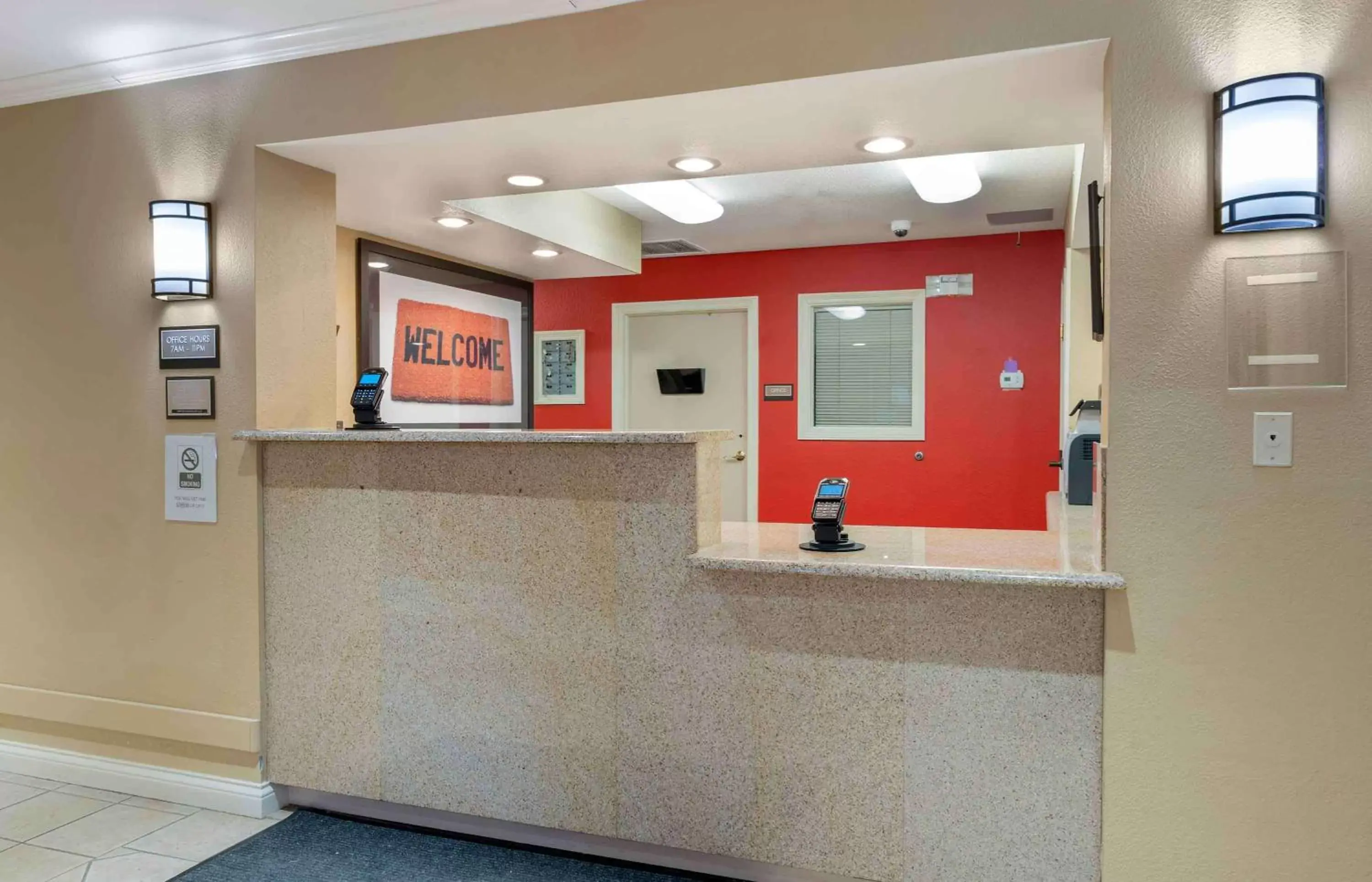 Lobby or reception, Lobby/Reception in Extended Stay America Suites - Chicago - Schaumburg - Convention Center