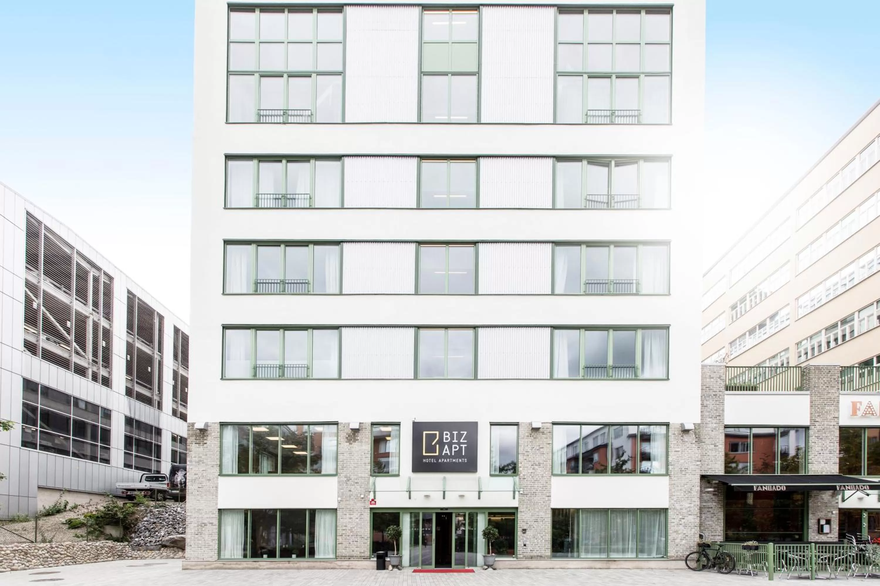 Facade/entrance in Biz Apartment Hammarby Sjöstad