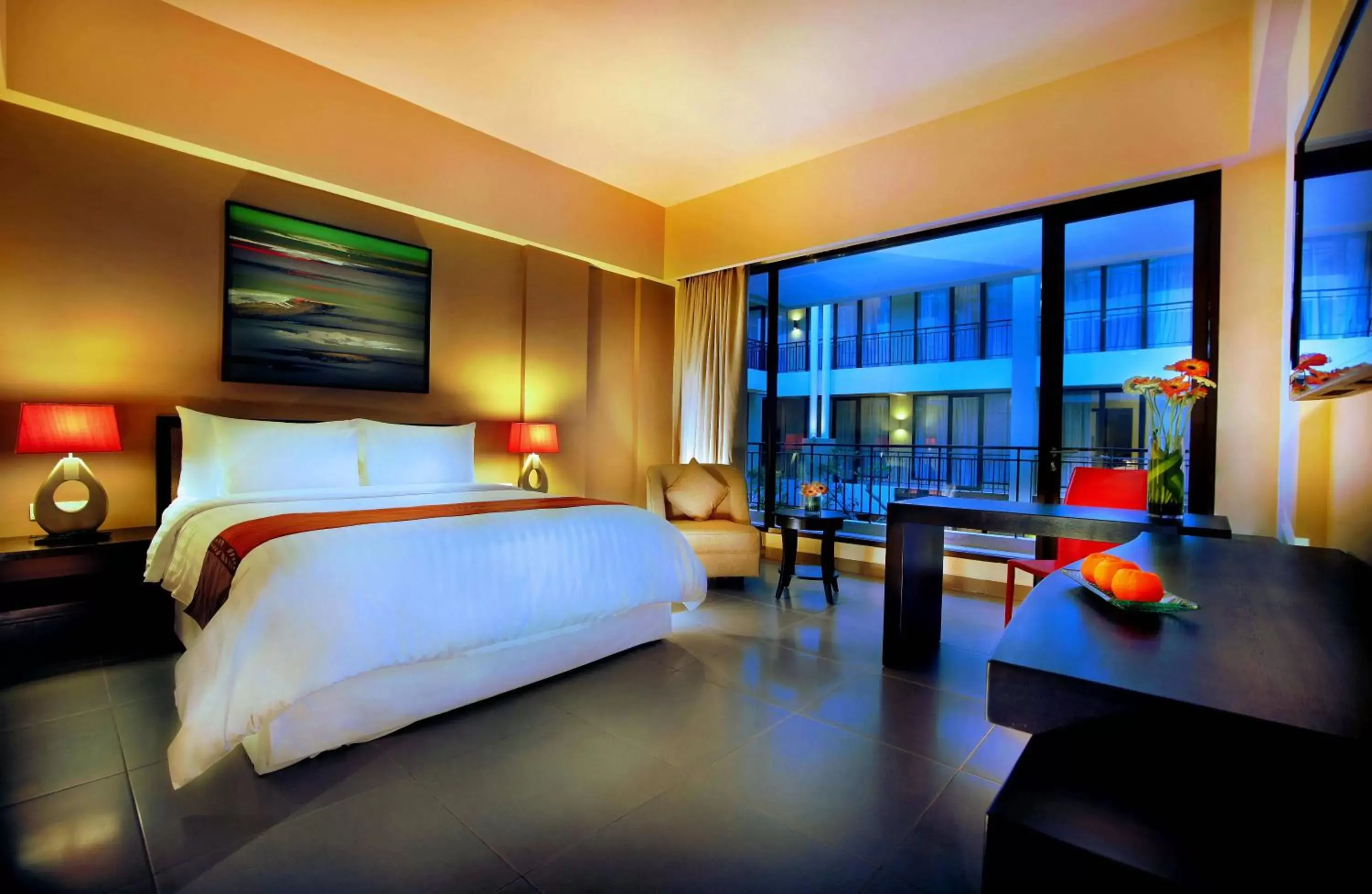 Bedroom in 100 Sunset Kuta Hotel & Ballroom