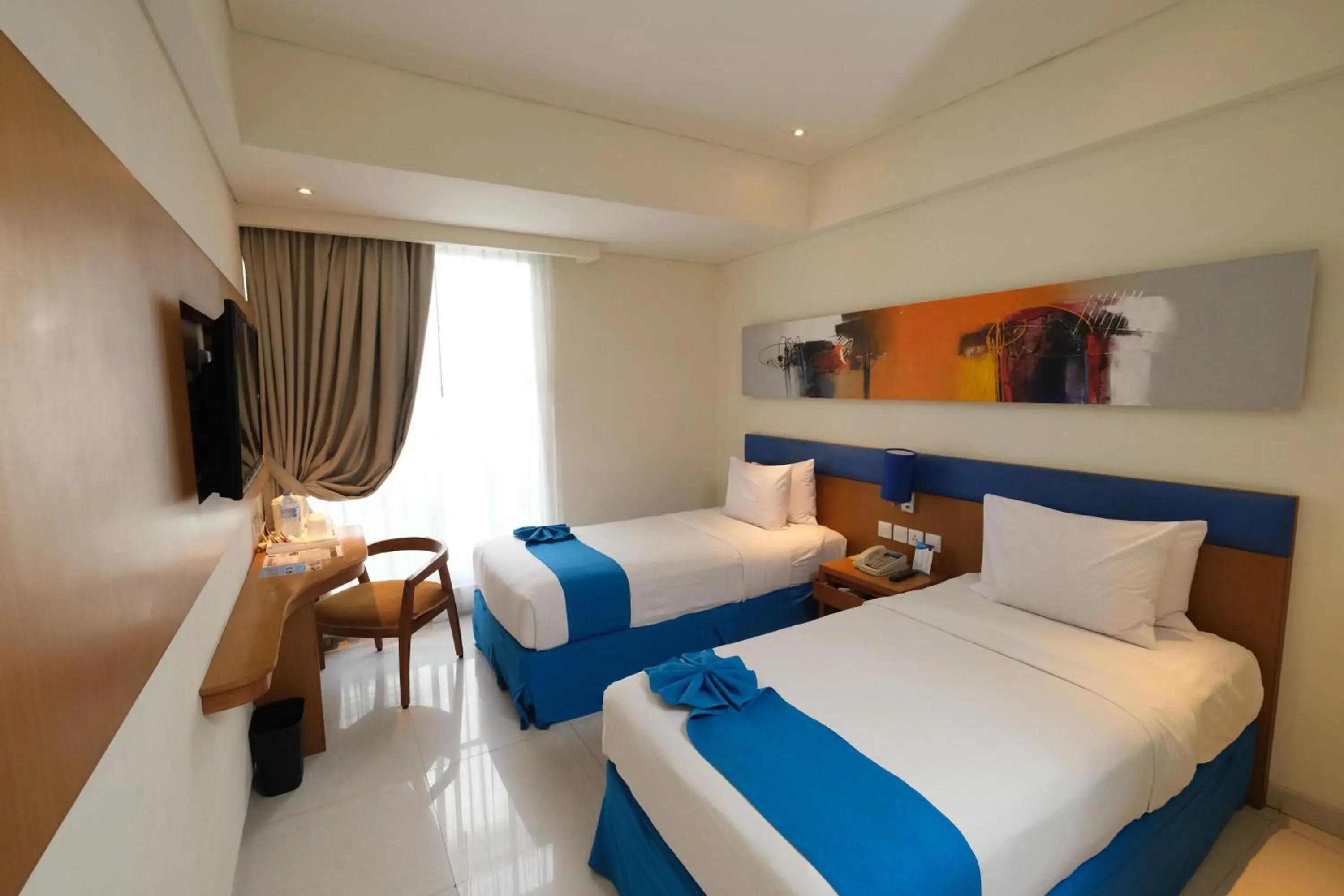 Bed in Zia Hotel Kuta Bed in Zia Hotel Kuta