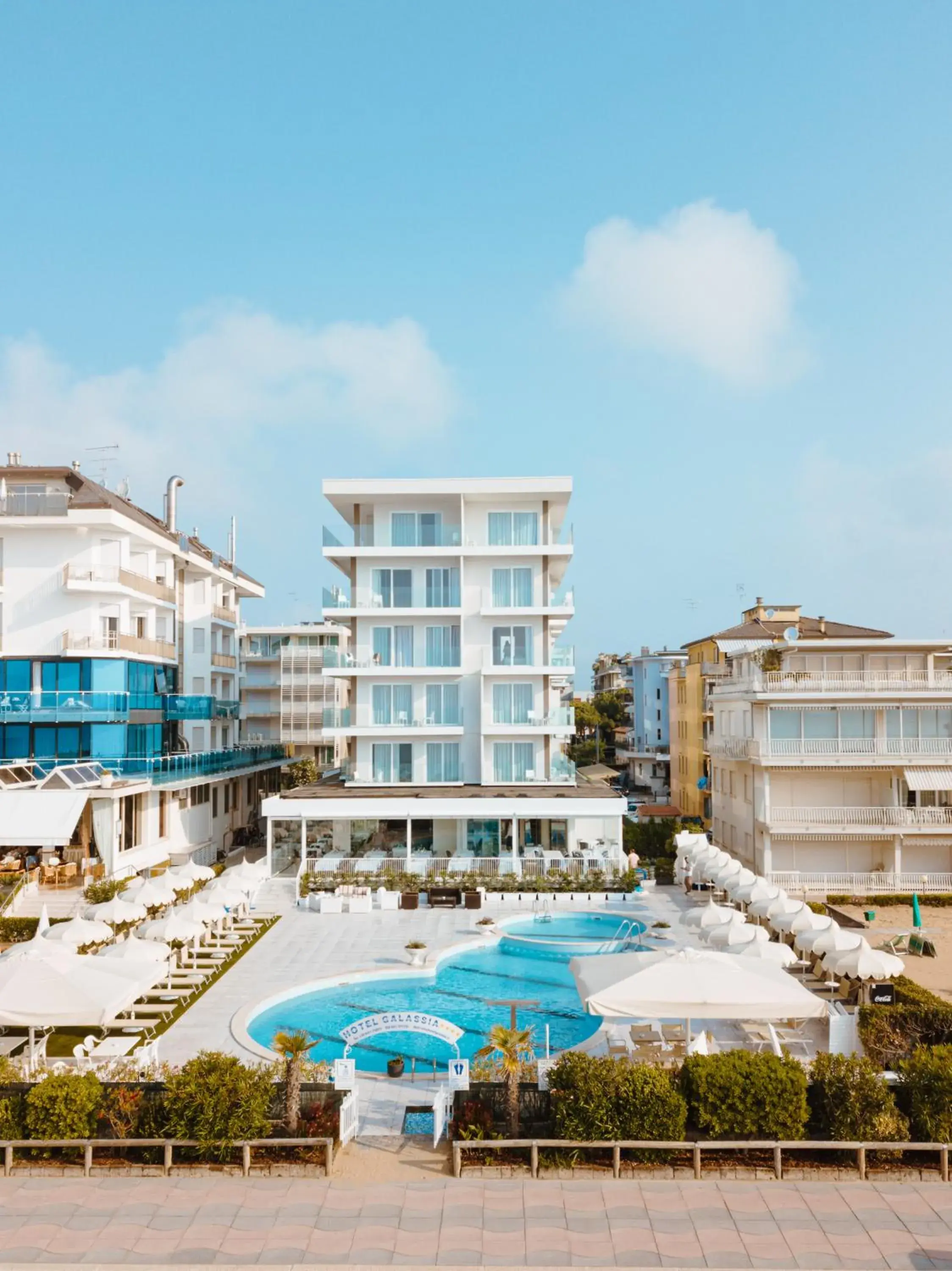 Bird's eye view, Swimming Pool in Hotel Galassia Suites & Spa