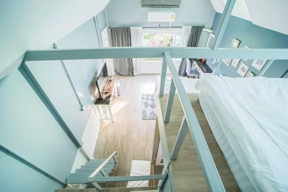 Bed in Baan JaoKorKluay บ้านเจ้ากอกล้วย