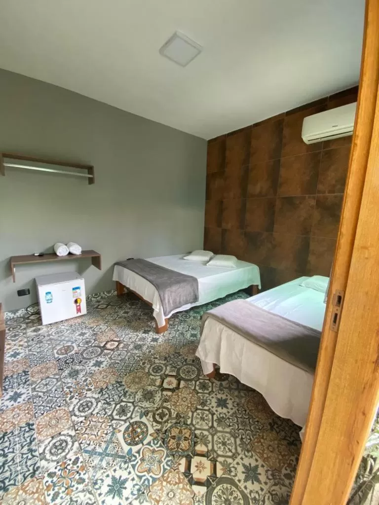 Bed in Santa Cecília Pousada