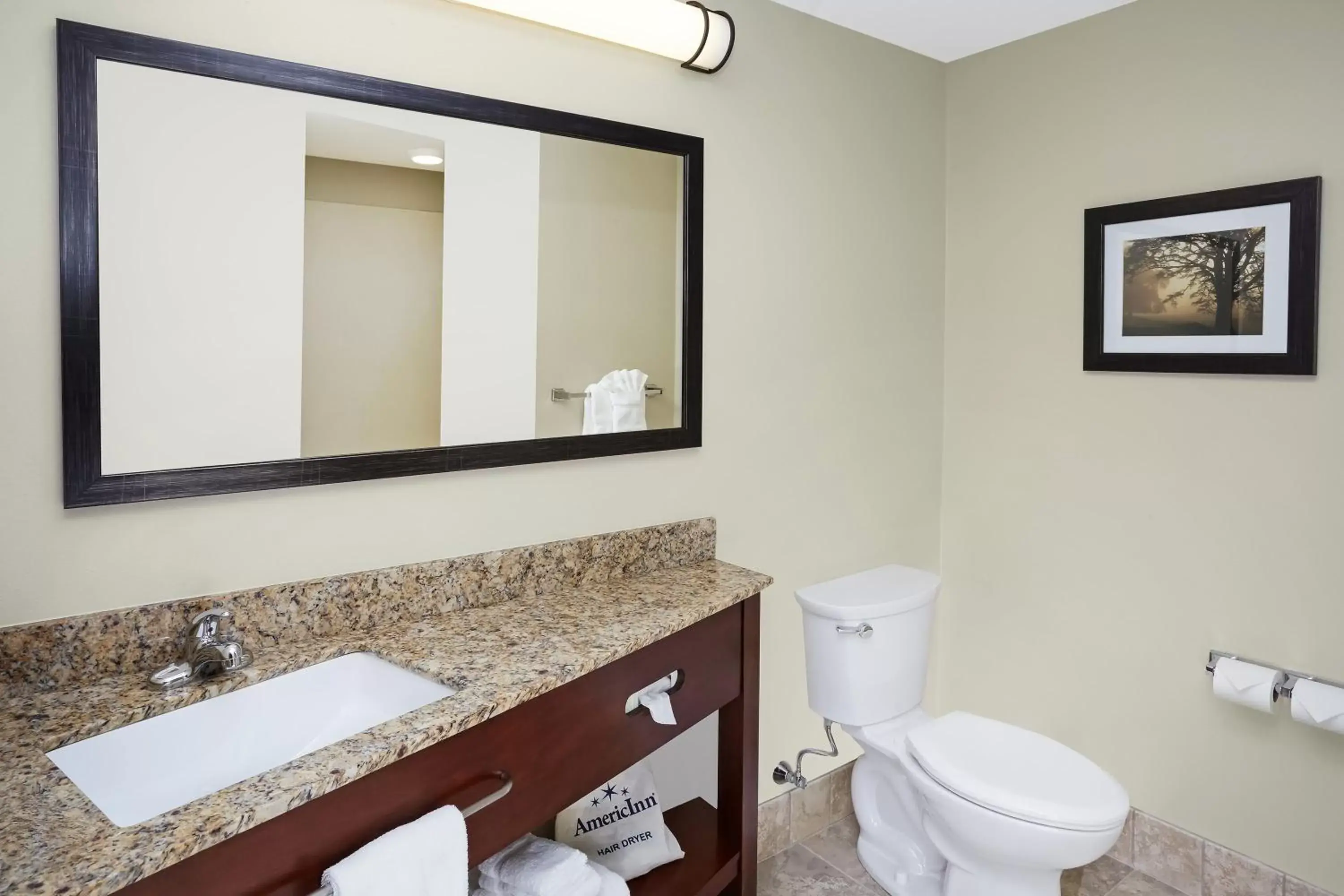 Bathroom in AmericInn by Wyndham Waupun