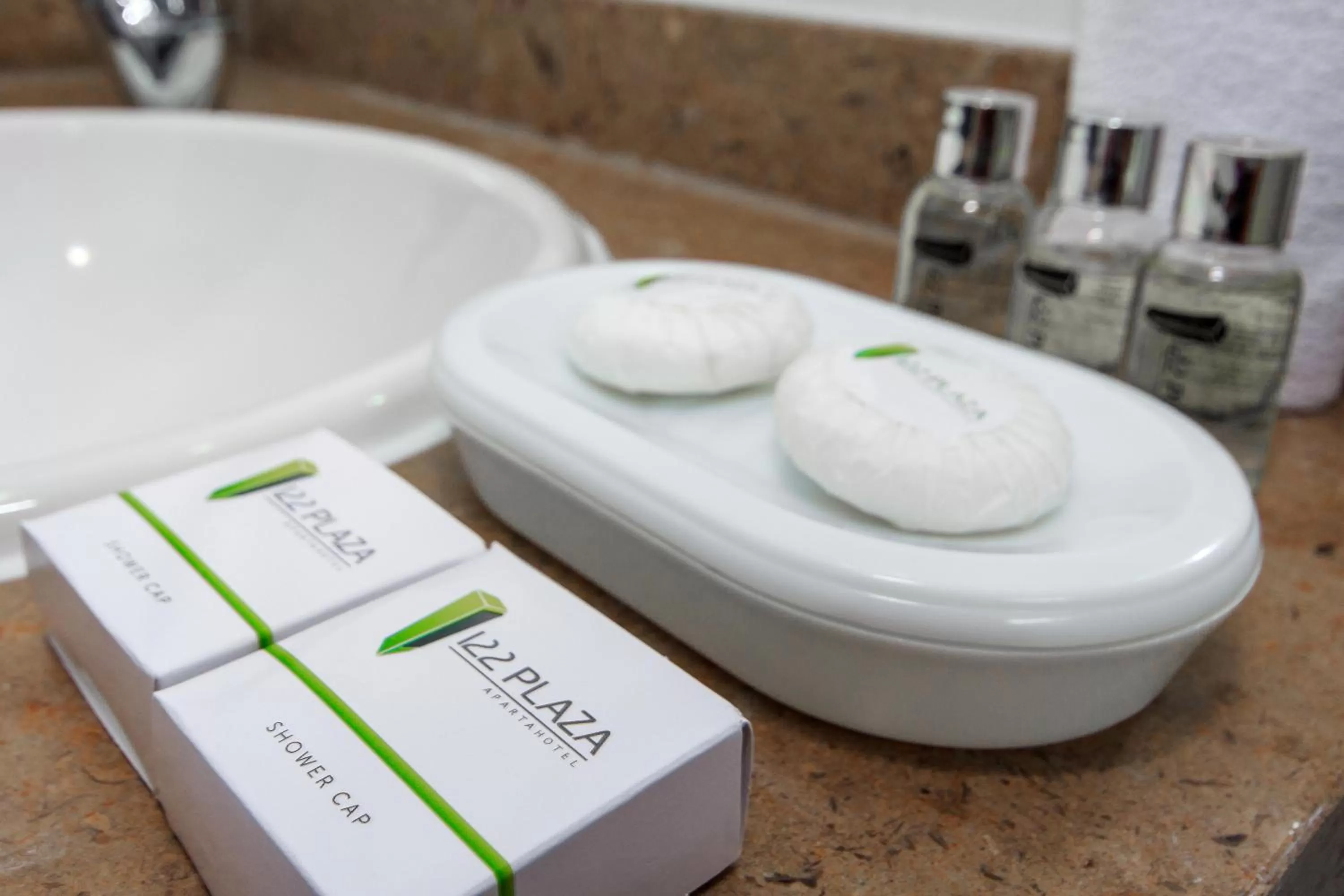 Bathroom in 122 Plaza Apartahotel