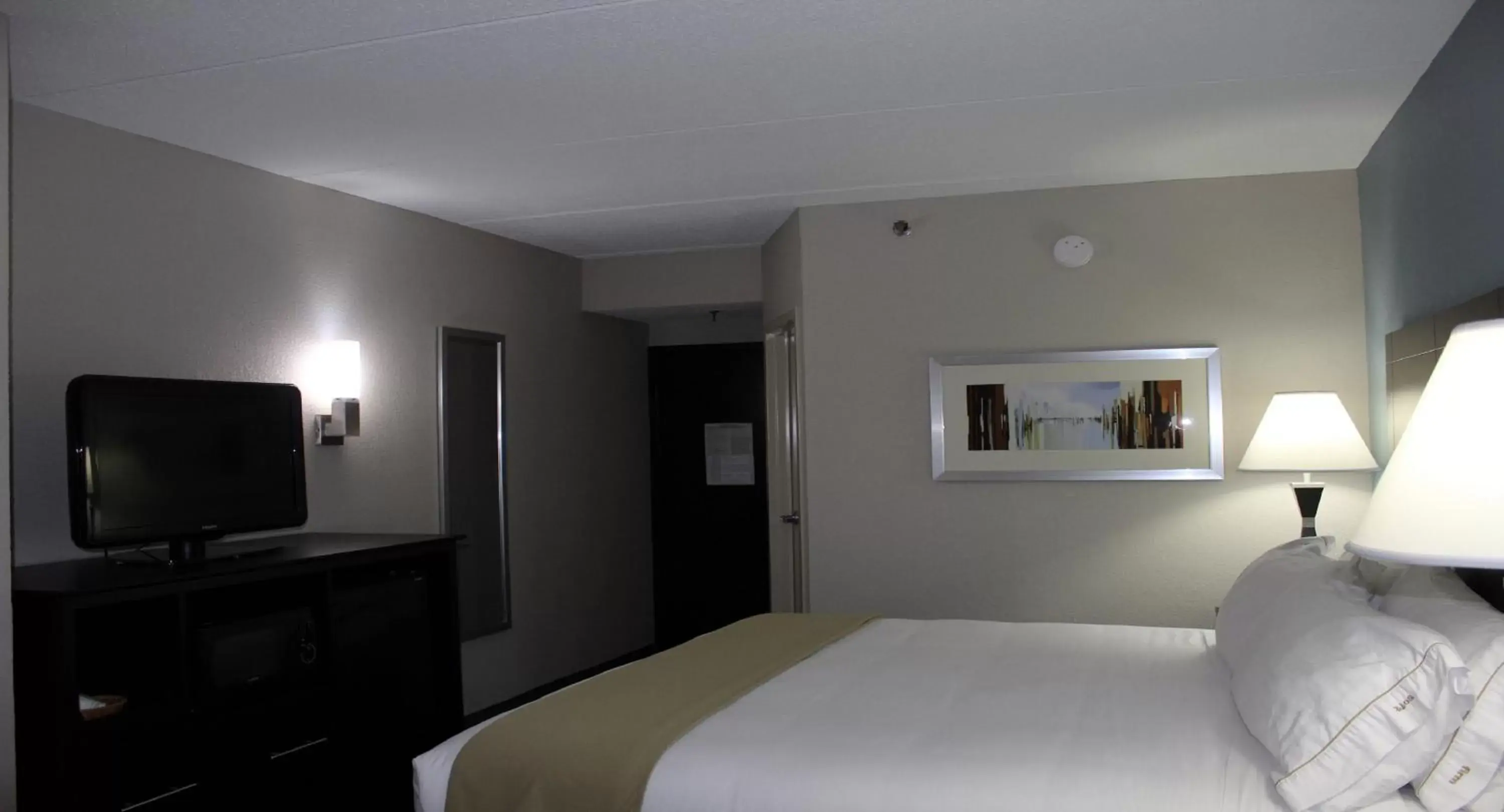 Photo of the whole room, Bed in Holiday Inn Express Forsyth, an IHG Hotel