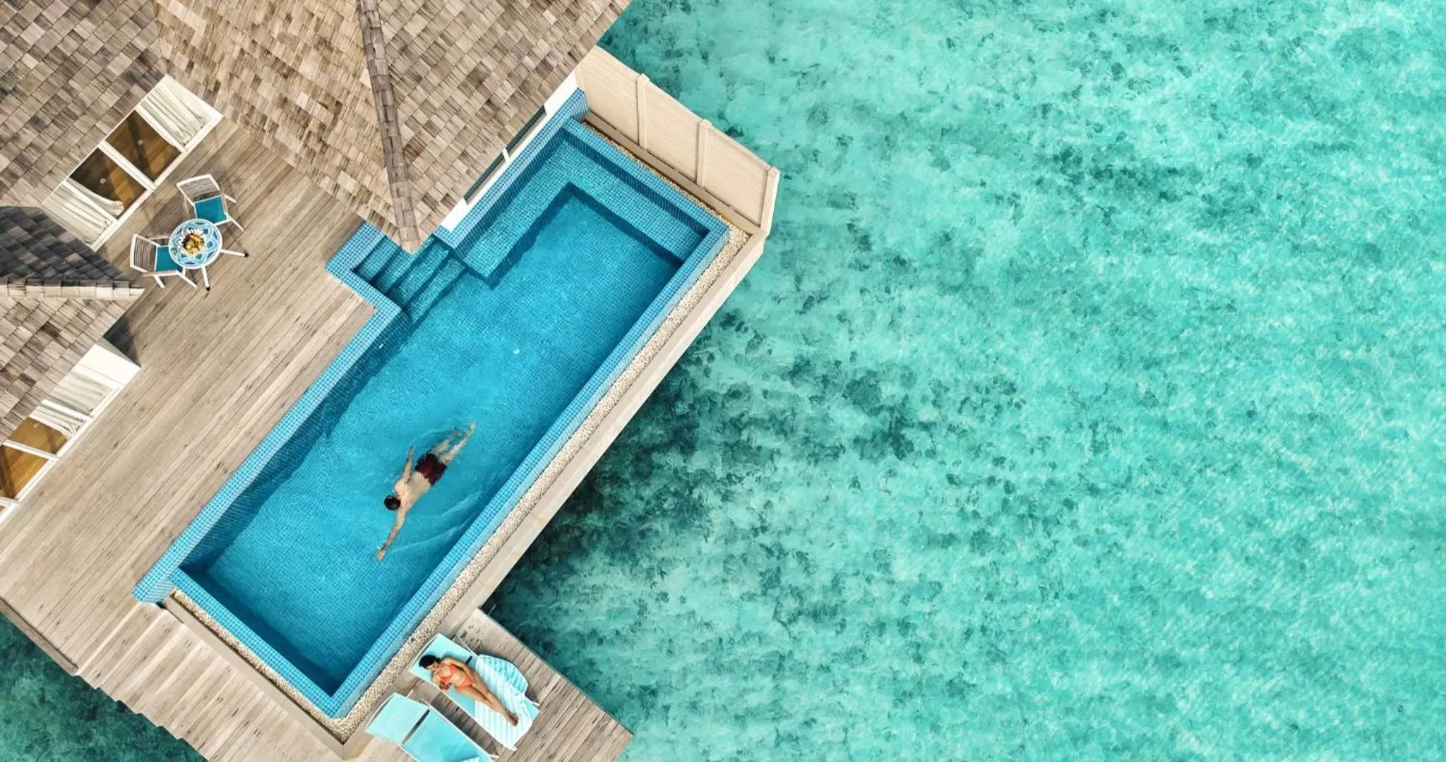 Swimming pool in Kandima Maldives