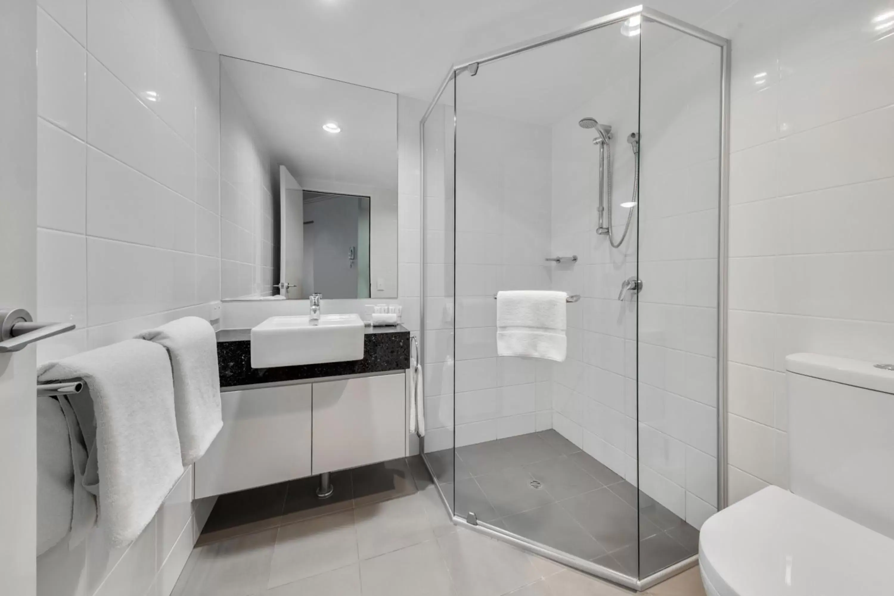 Shower, Bathroom in The Capitol Apartments