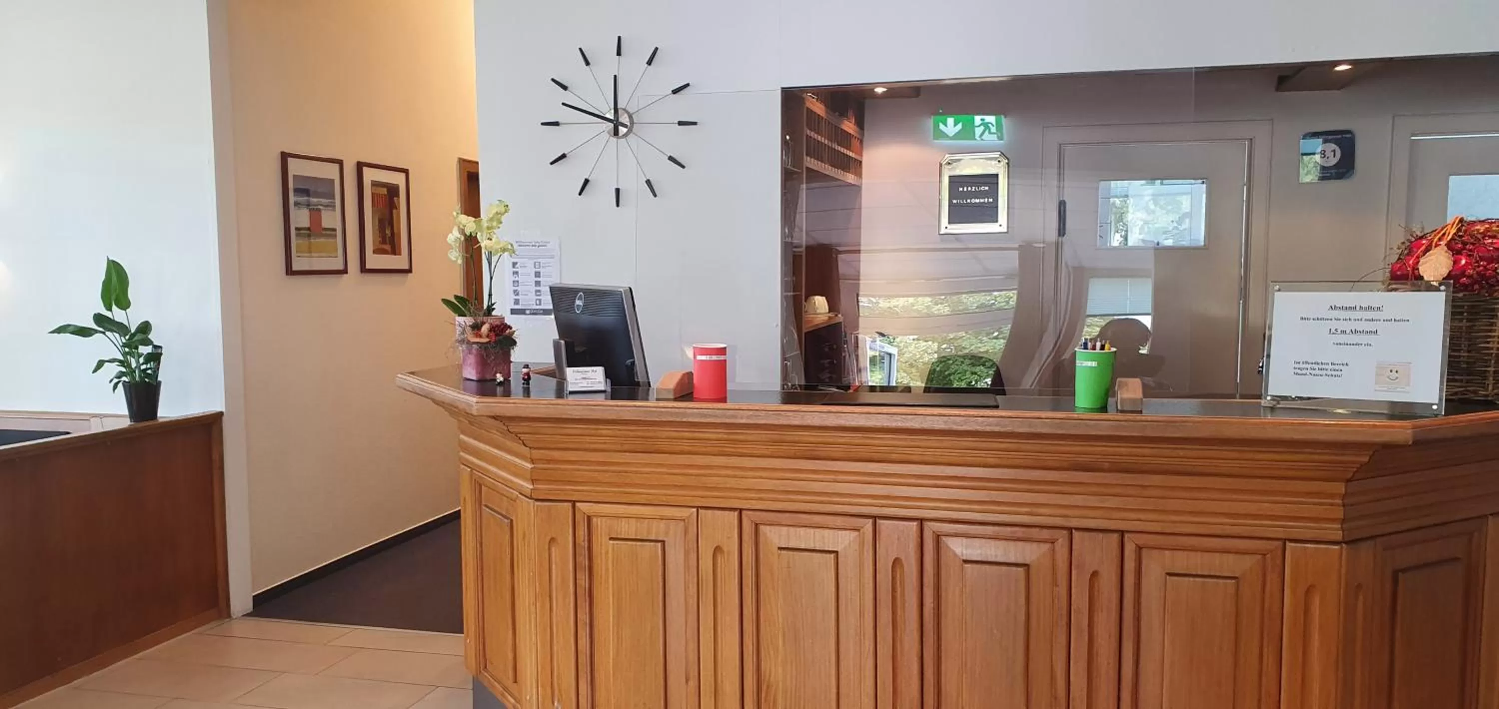 Lobby or reception in Hotel am Hillegosser Hof