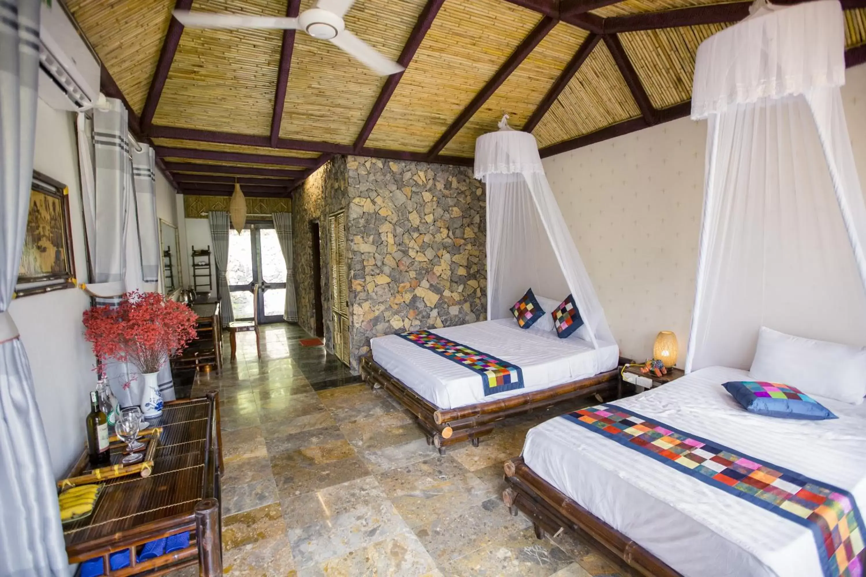 Photo of the whole room, Bed in Tam Coc Rice Fields Resort Photo of the whole room, Bed in Tam Coc Rice Fields Resort