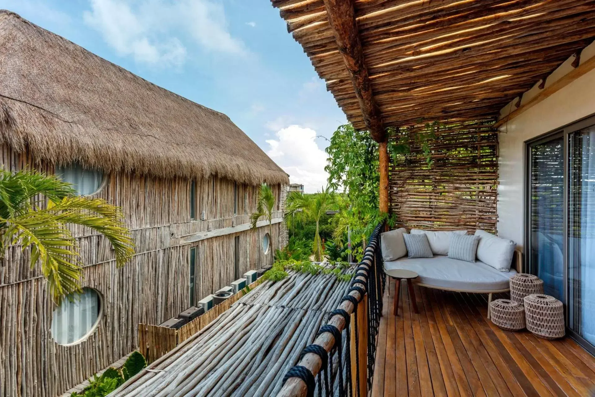 Balcony/Terrace in Hotel Shibari - Restaurant & Cenote Club