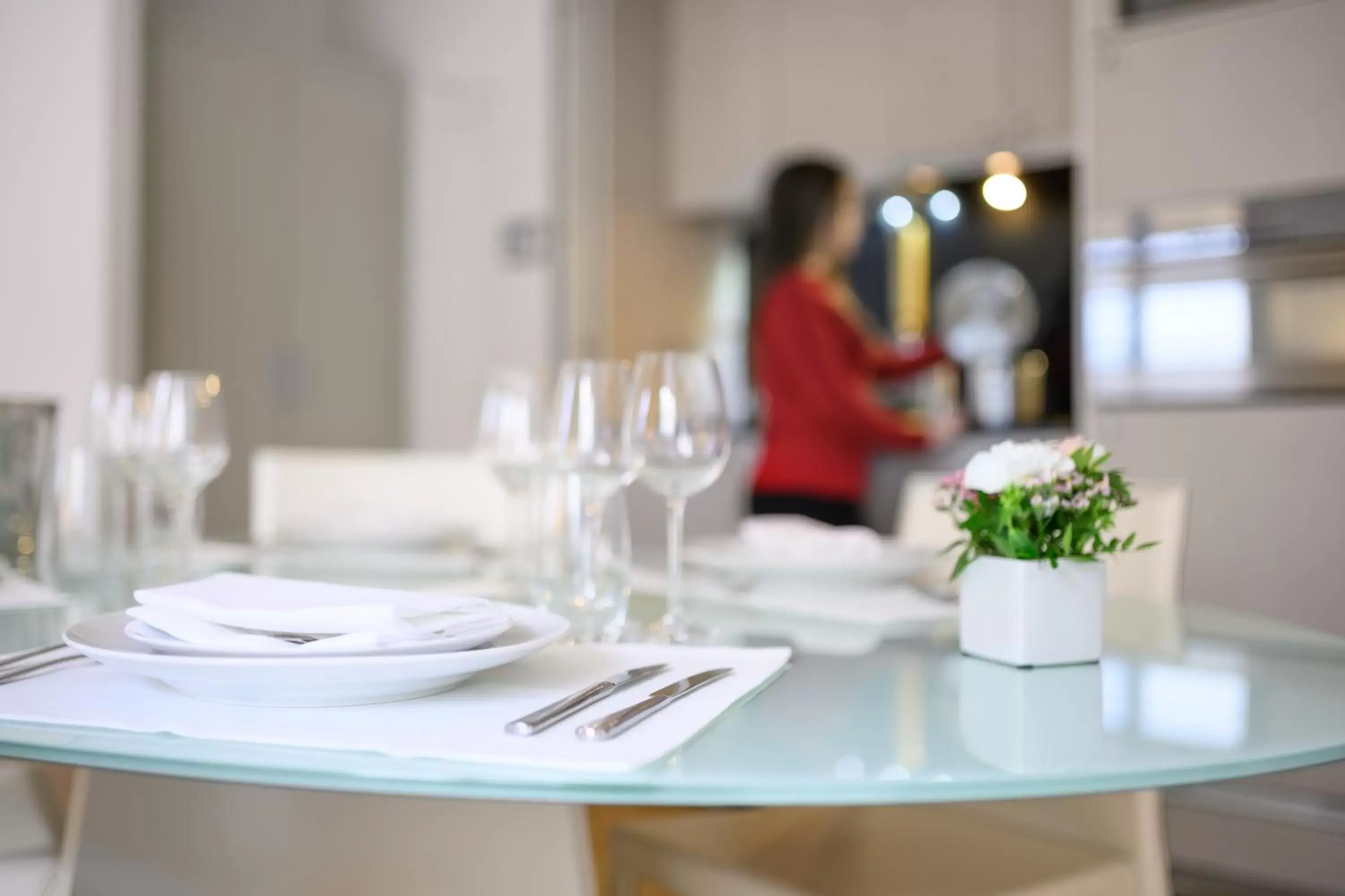 Kitchen or kitchenette, Restaurant/Places to Eat in Swiss Luxury Apartments