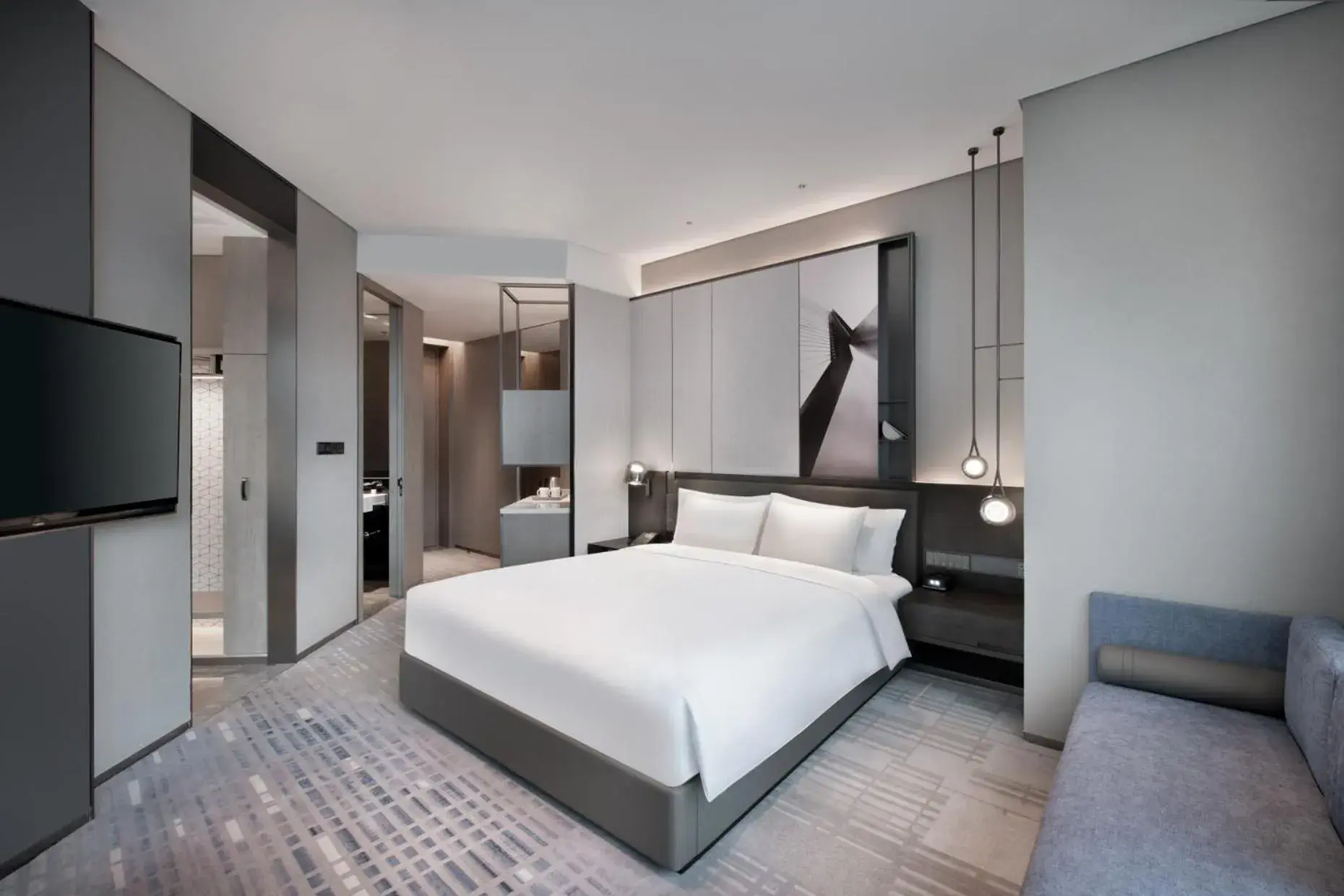 Photo of the whole room, Bed in Crowne Plaza Hangzhou Science City by IHG Photo of the whole room, Bed in Crowne Plaza Hangzhou Science City by IHG
