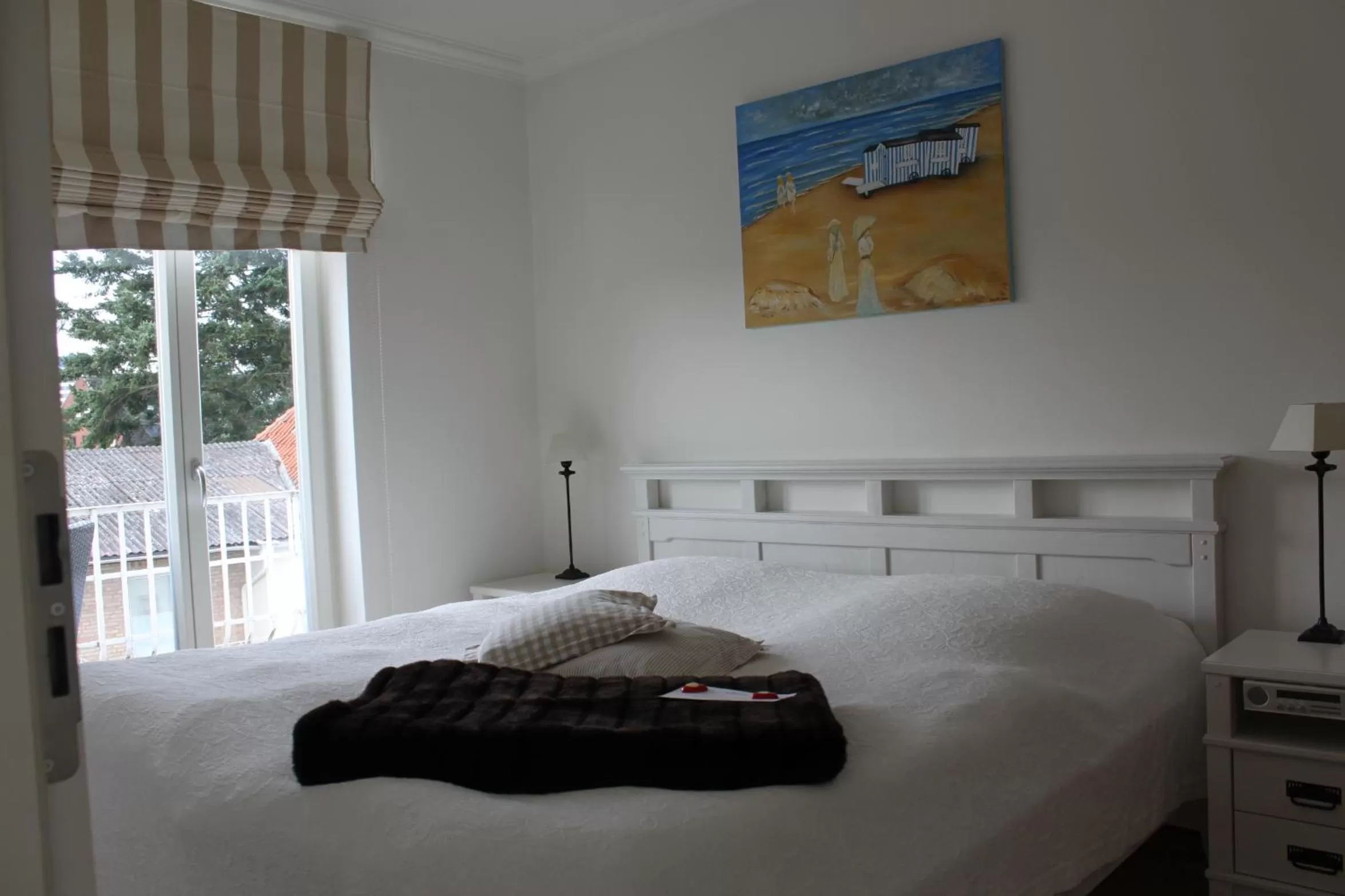 Bed in Hotel Seemöwe