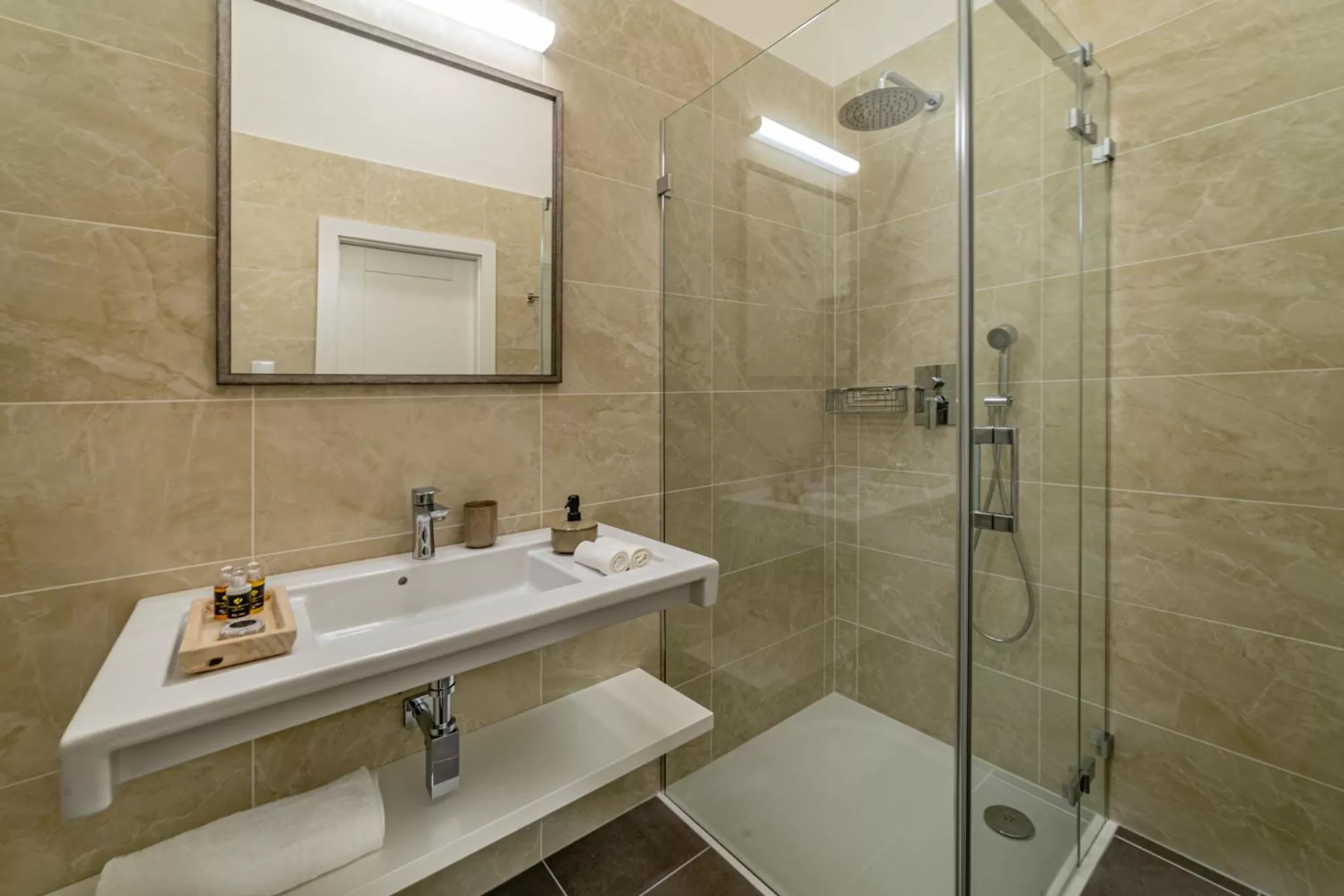 Shower in Hotel Panský Pivovar