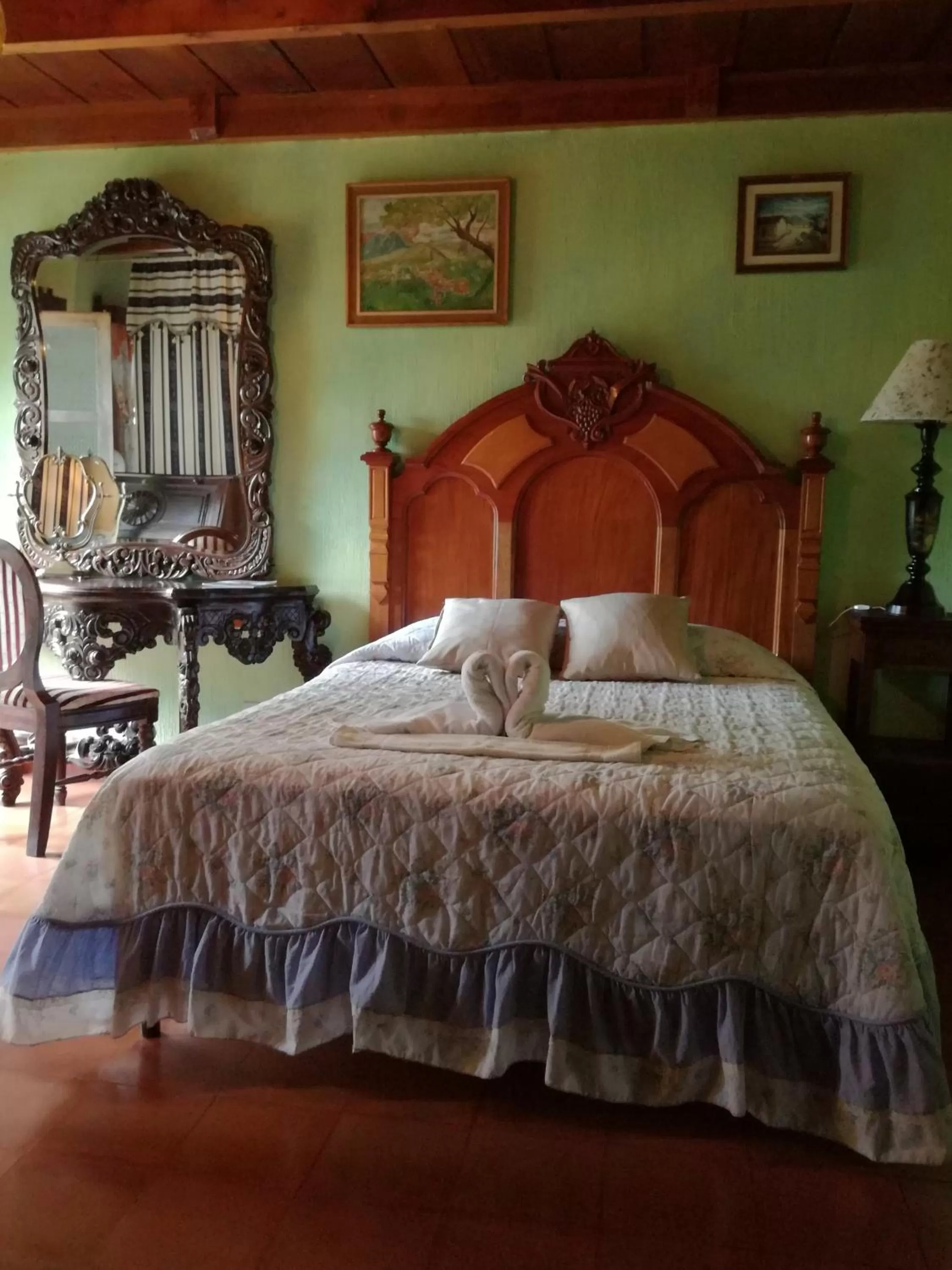 Bedroom, Bed in Posada San Sebastian