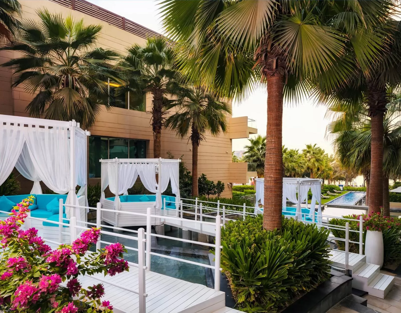 Property building, Swimming Pool in Rixos The Palm Luxury Suite Collection - Ultra All Inclusive