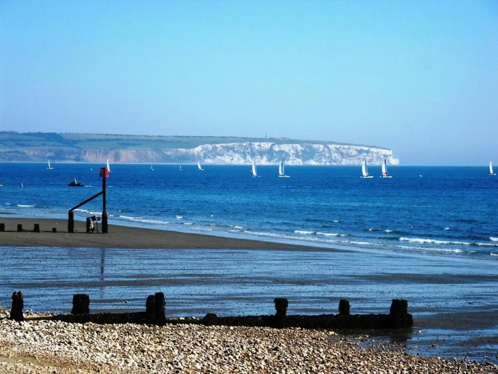 Area and facilities, Beach in Luccombe Hall Hotel