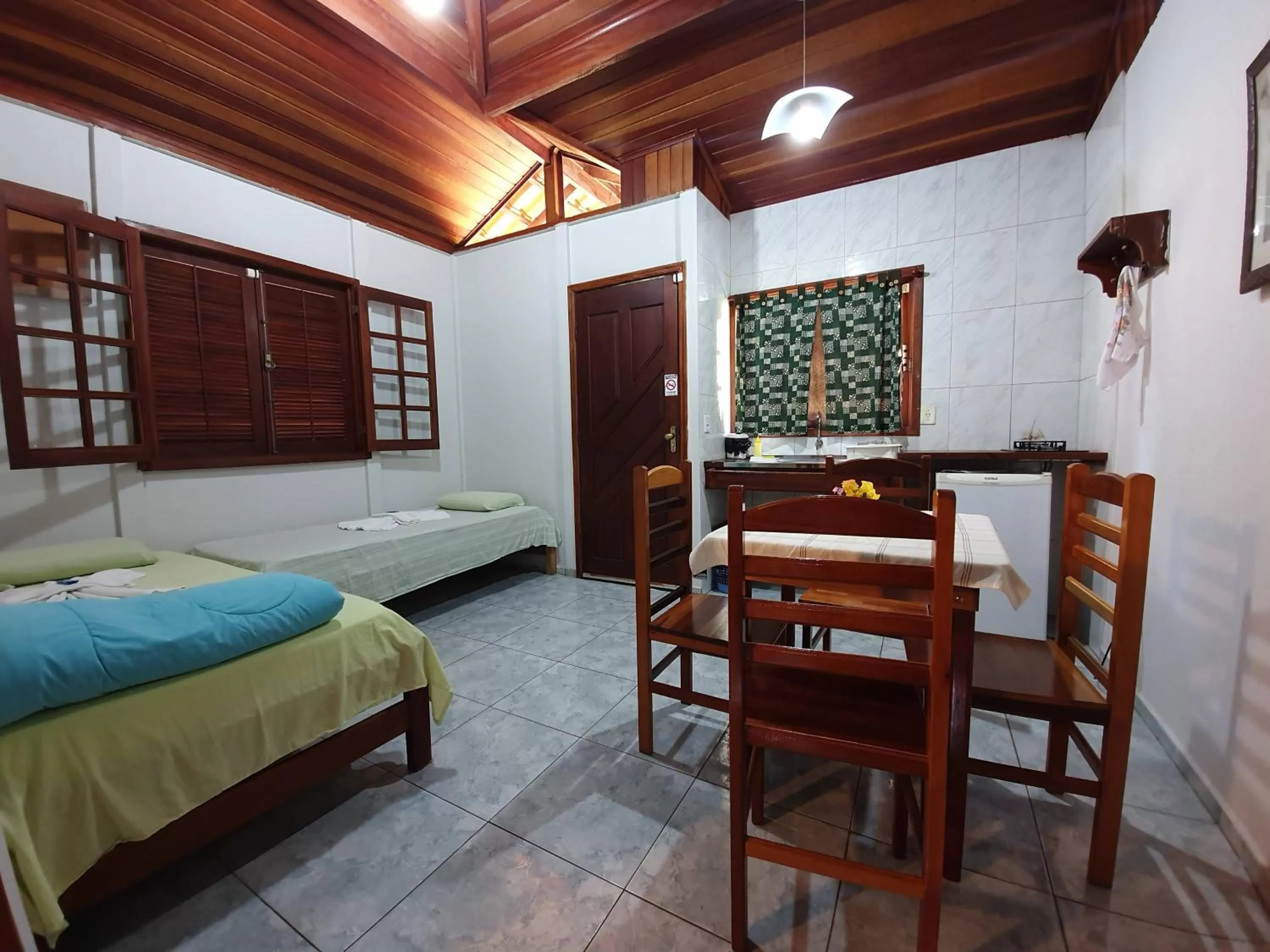 Bed in Pousada Canto do Curió Paraty