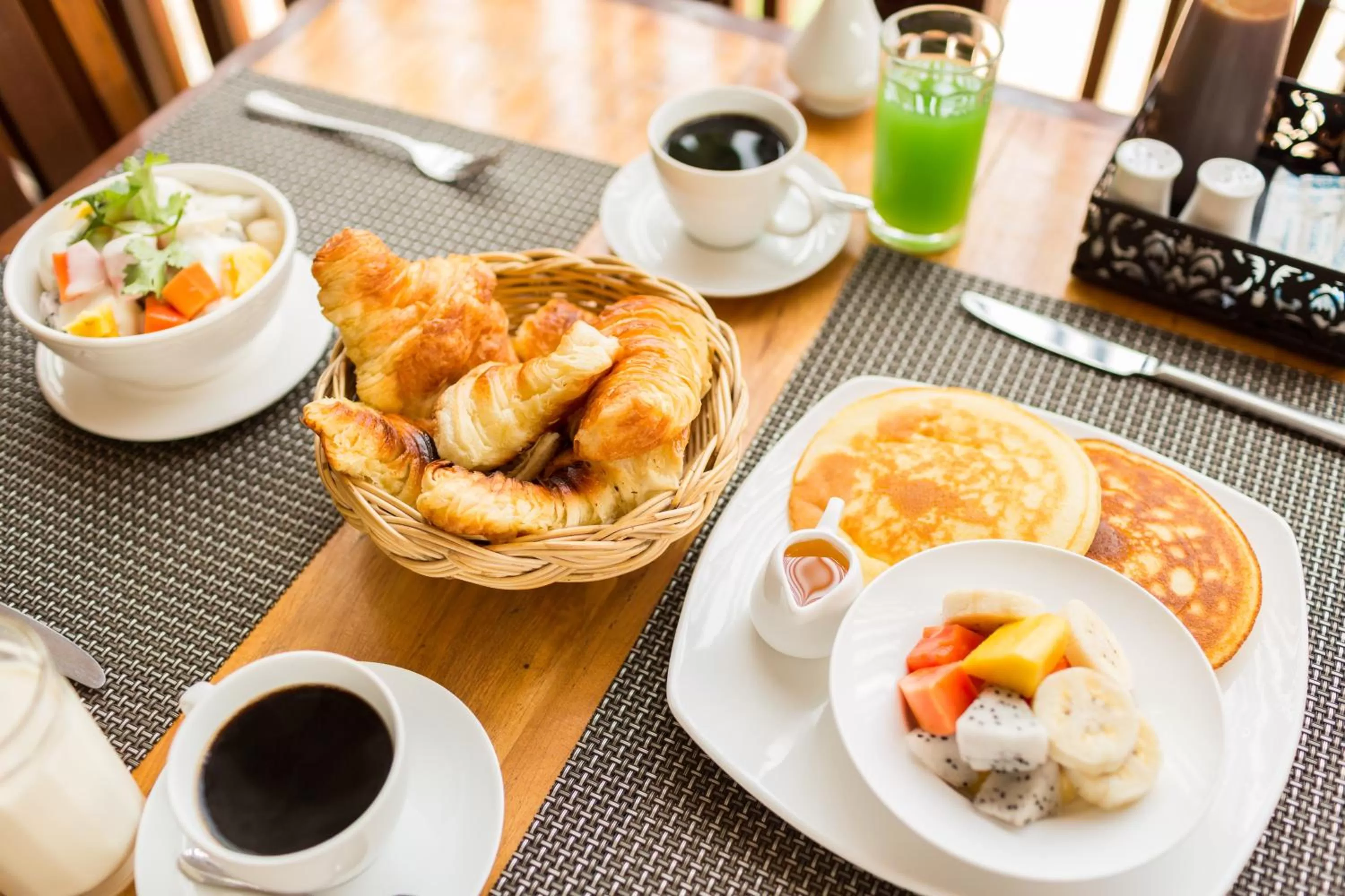 Food close-up in La Villa du Bonheur